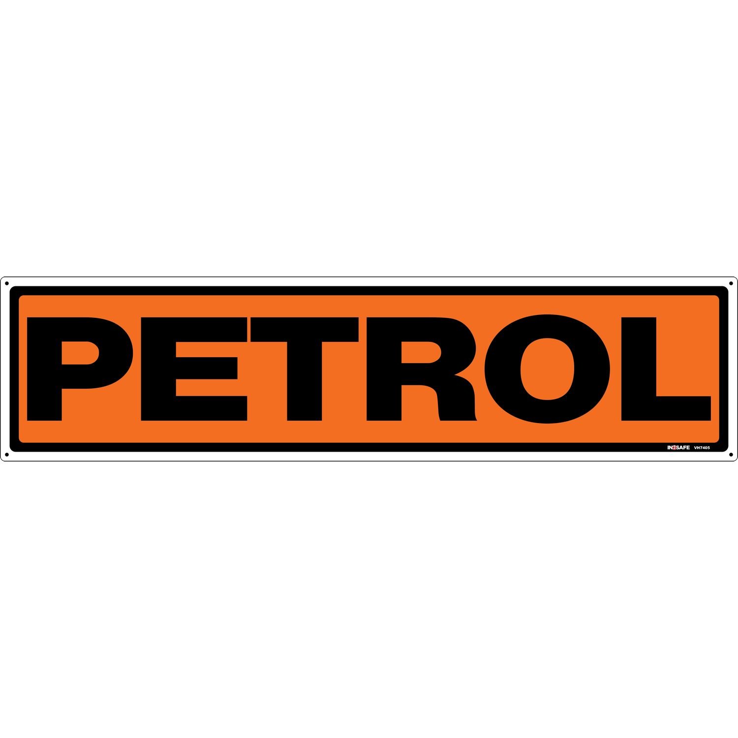 Hazchem PETROL Sign