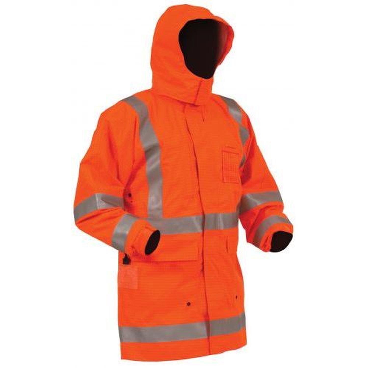 Bison Rigour Hi Vis TTMC-W Fire Retardant Fleece Lined Jacket 16,000mm