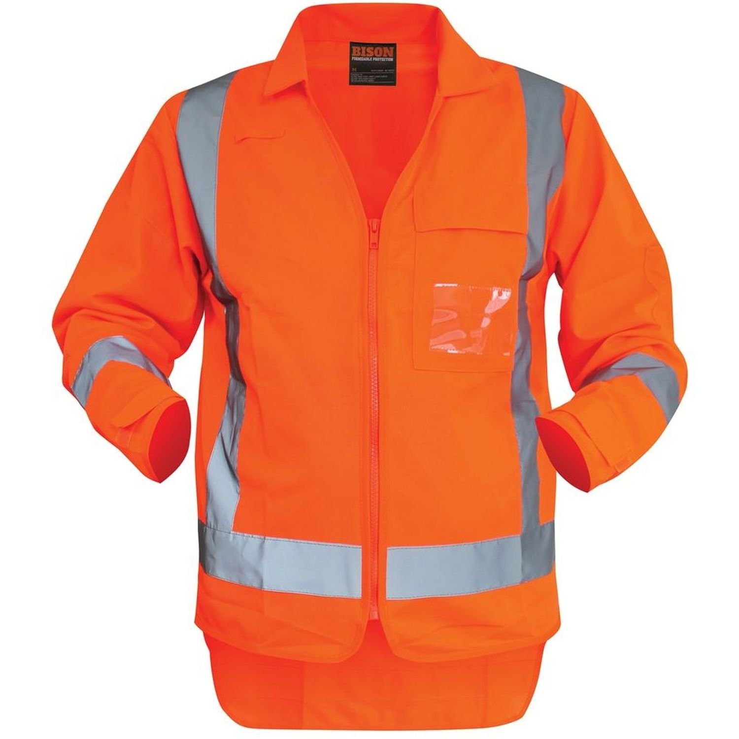 Hi Vis TTMC-W Long Sleeve Safety Vest With Collar