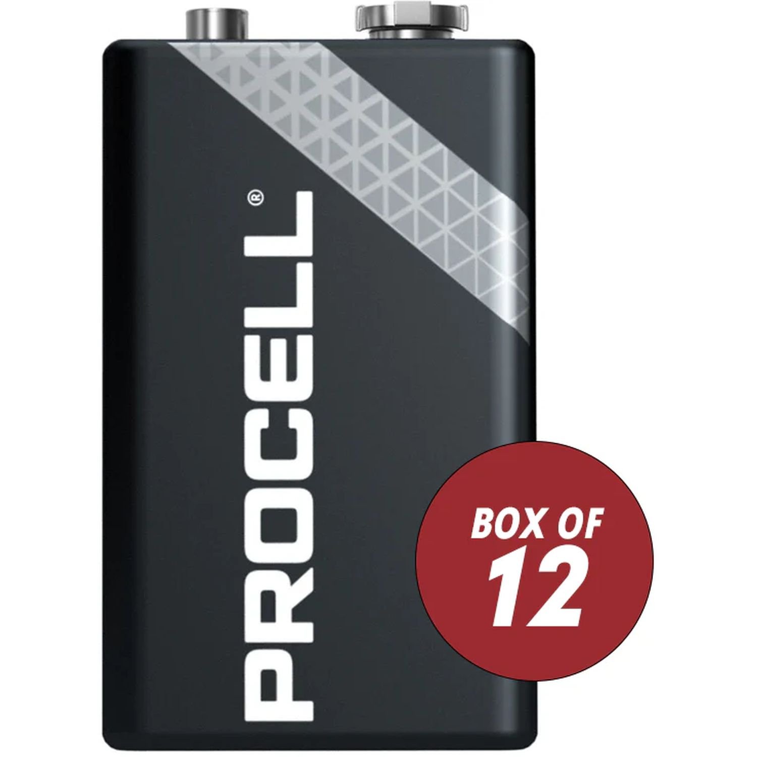 Duracell Procell Battery 9V Pkt 12