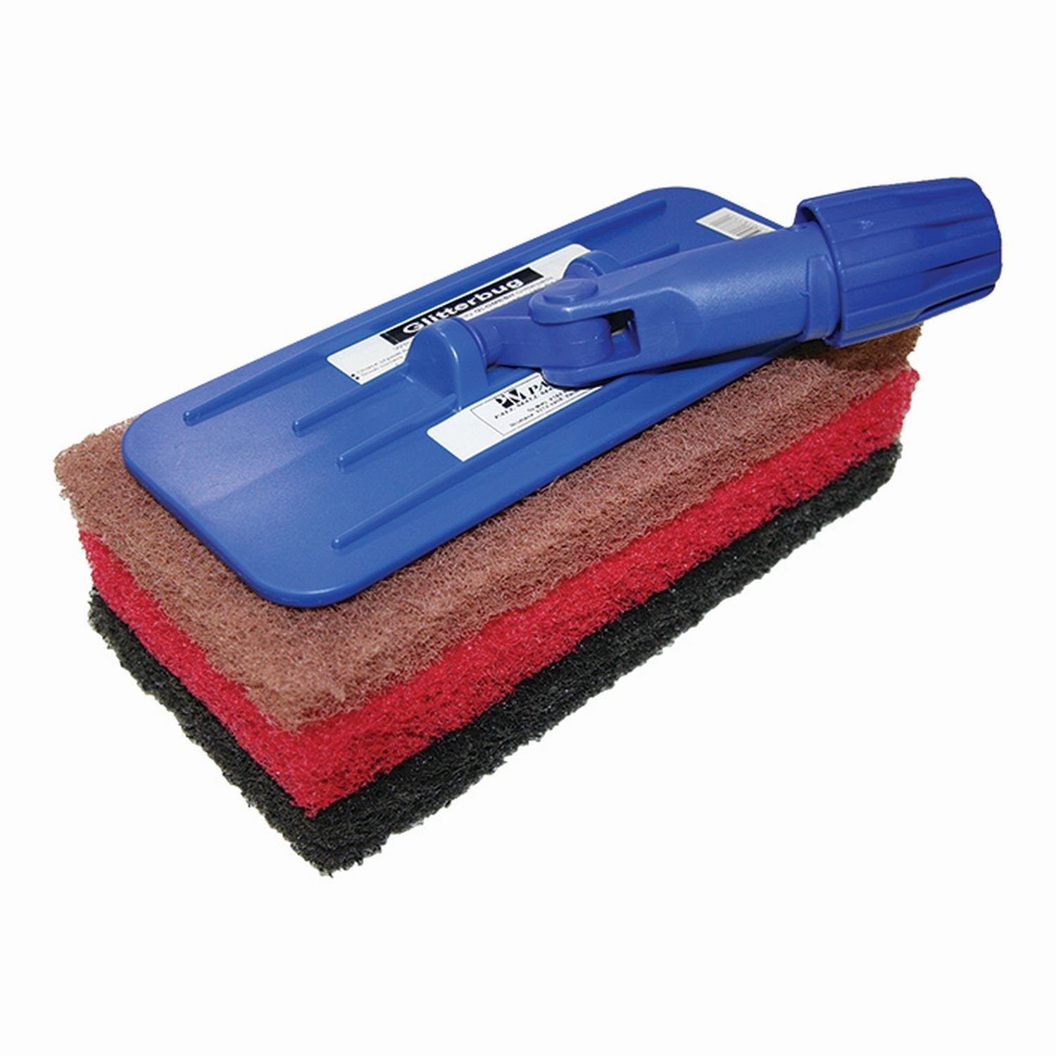 Glitterbug Upright Scrub Pad Holder Blue