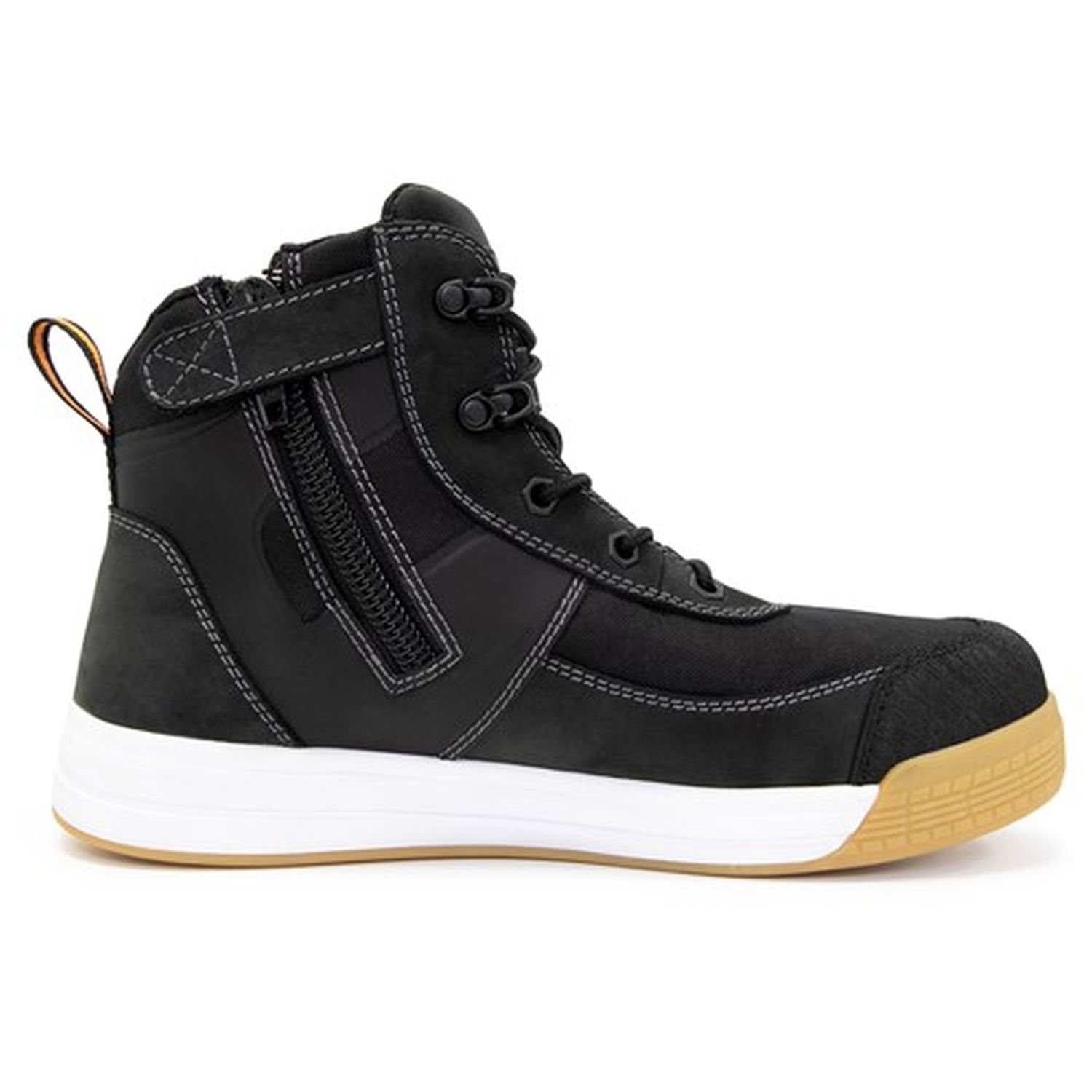 Bison Dune Low Cut Lace Up/Zip Safety Boot