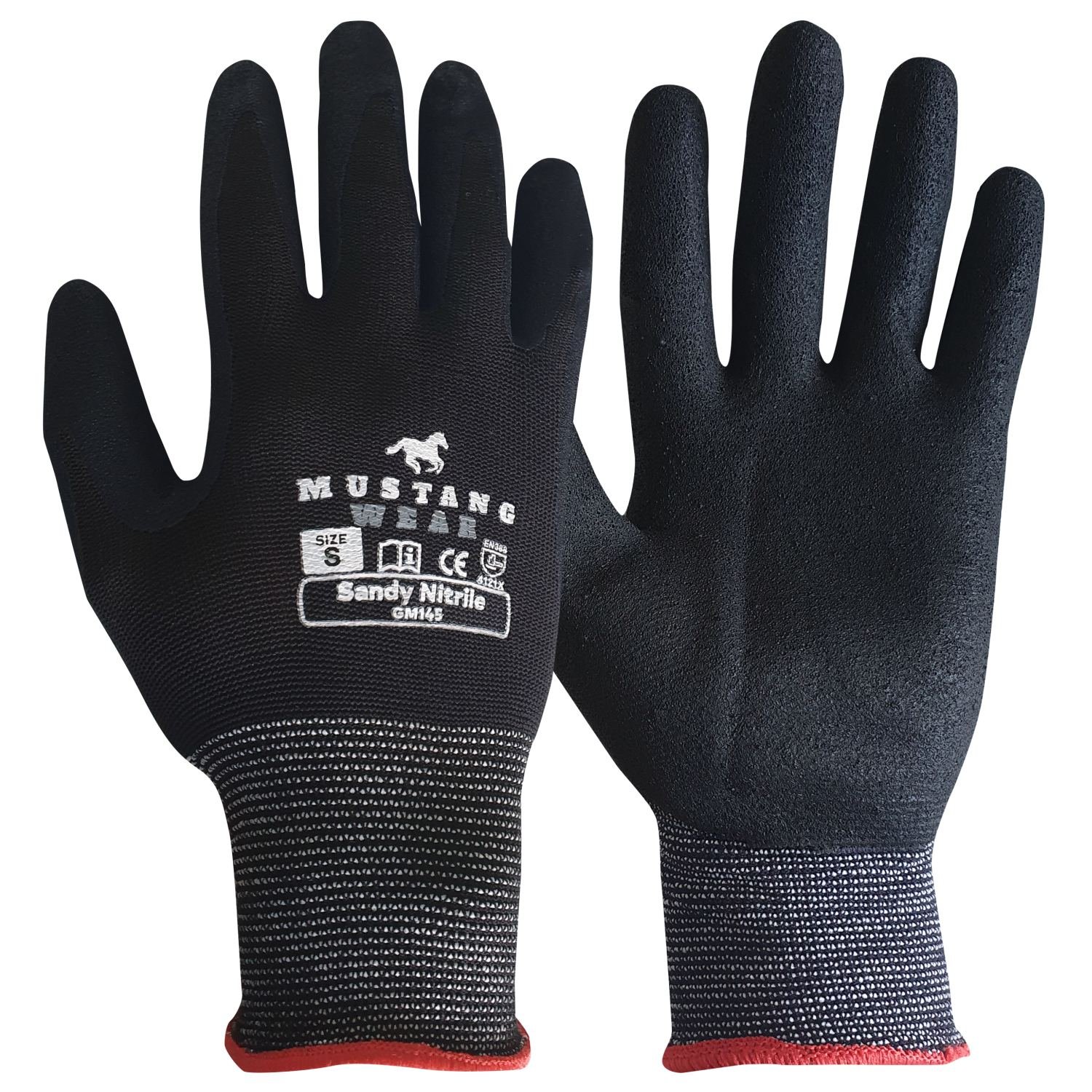 Mustang Wear Sandy Nitrile Palm Glove