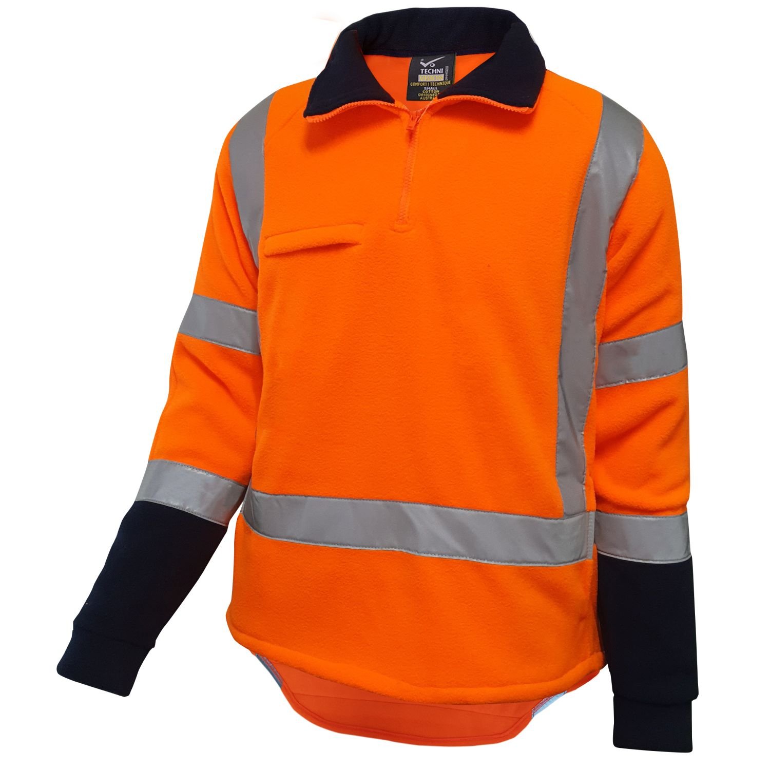 Mustang Wear Hi Vis TTMC-W23 360gsm Fleece Jumper with Pockets