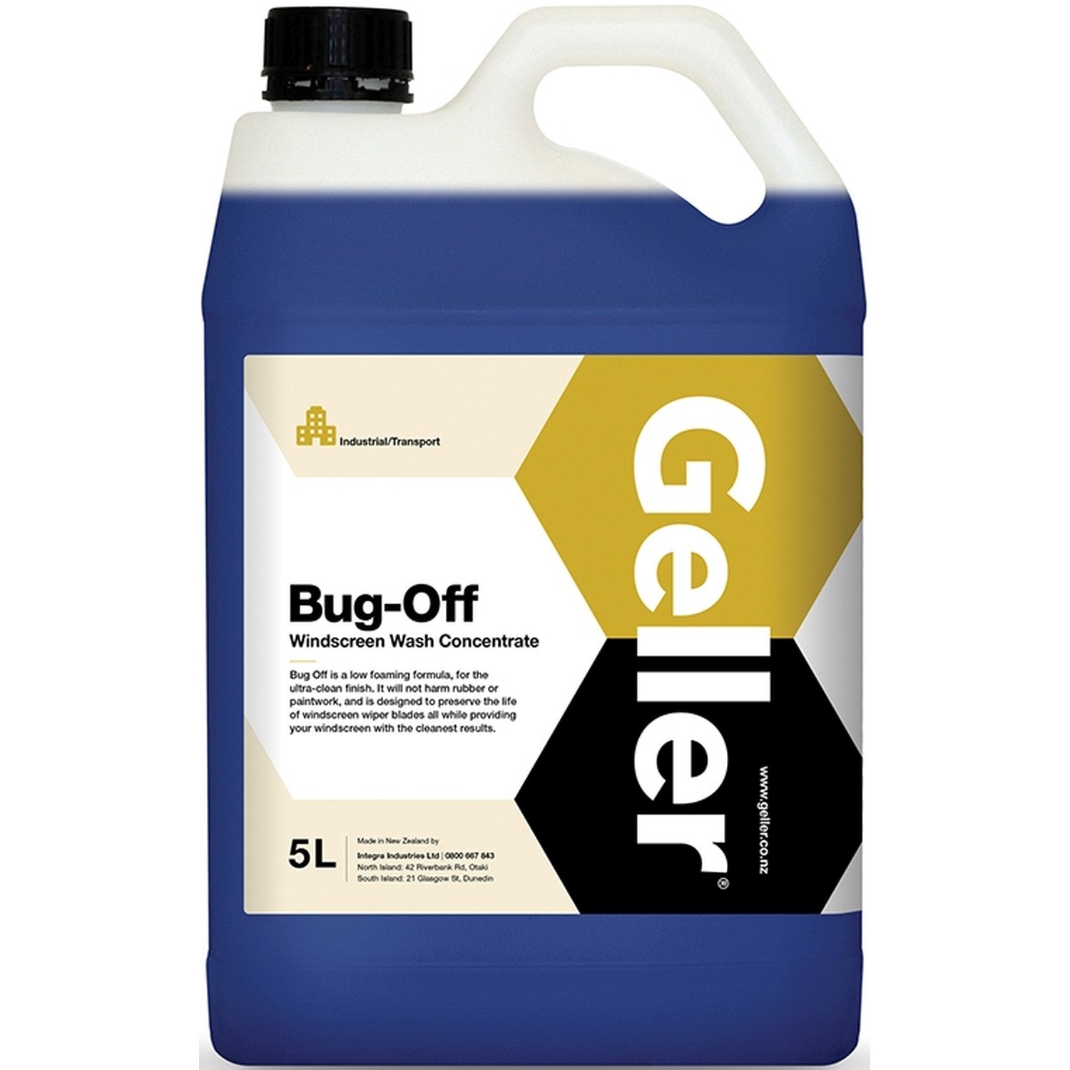 Geller Bug Off Windscreen Wash Concentrate 5 Litres