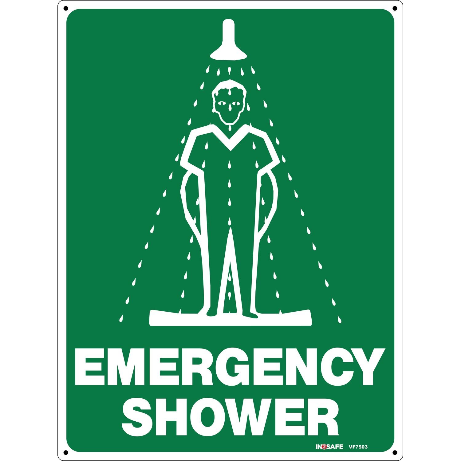 Emergency Shower Sign