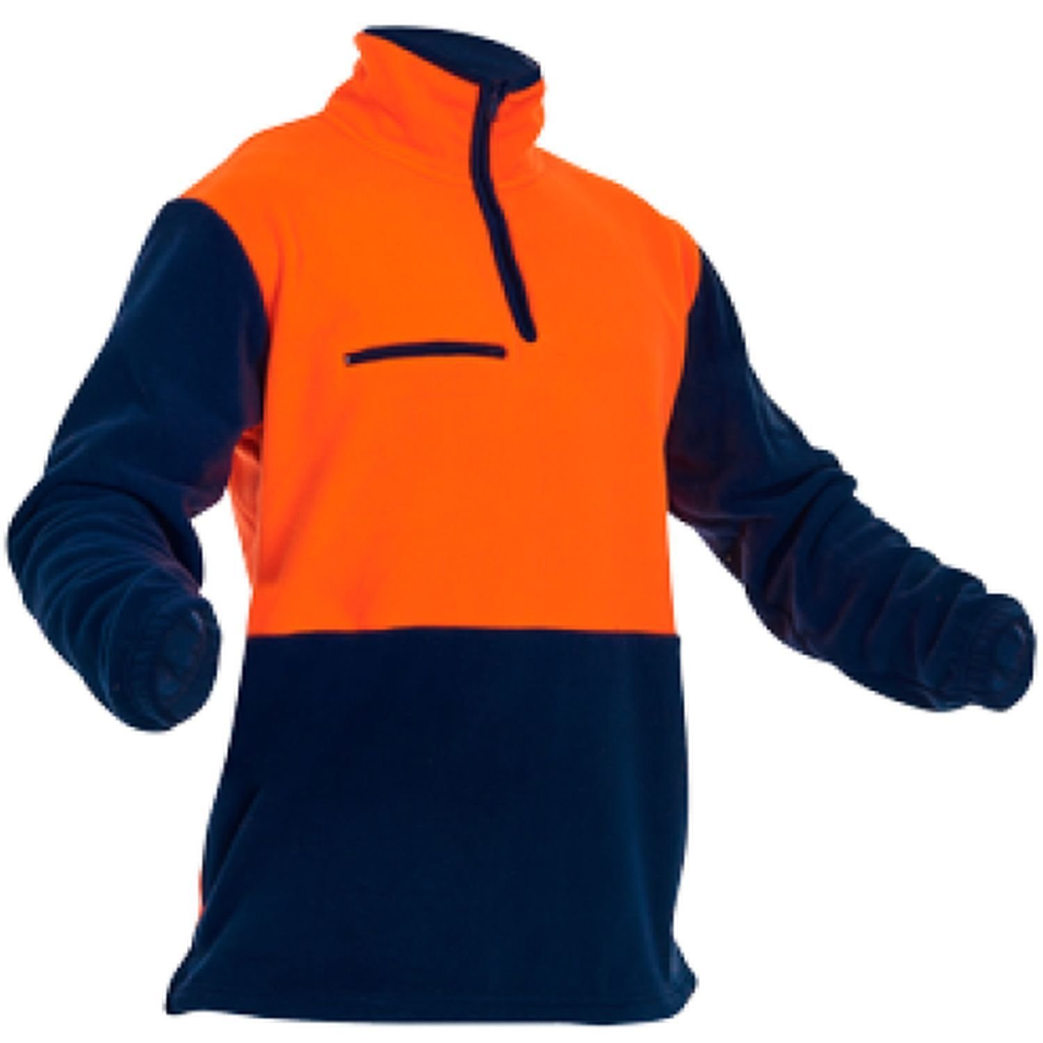 Hi Vis Day Only 1/2 Zip Fleece Jumper 380g NZFOA