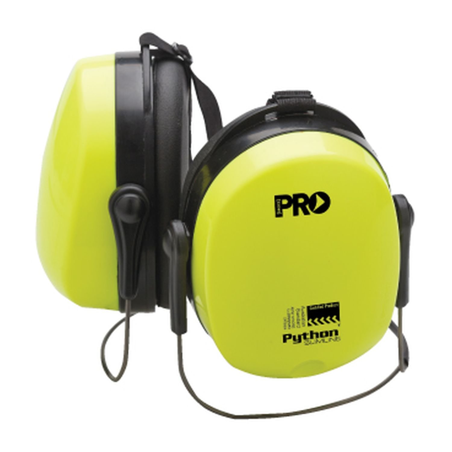 Pro Python Slimline Hi Vis Class 4 Neckband Earmuff