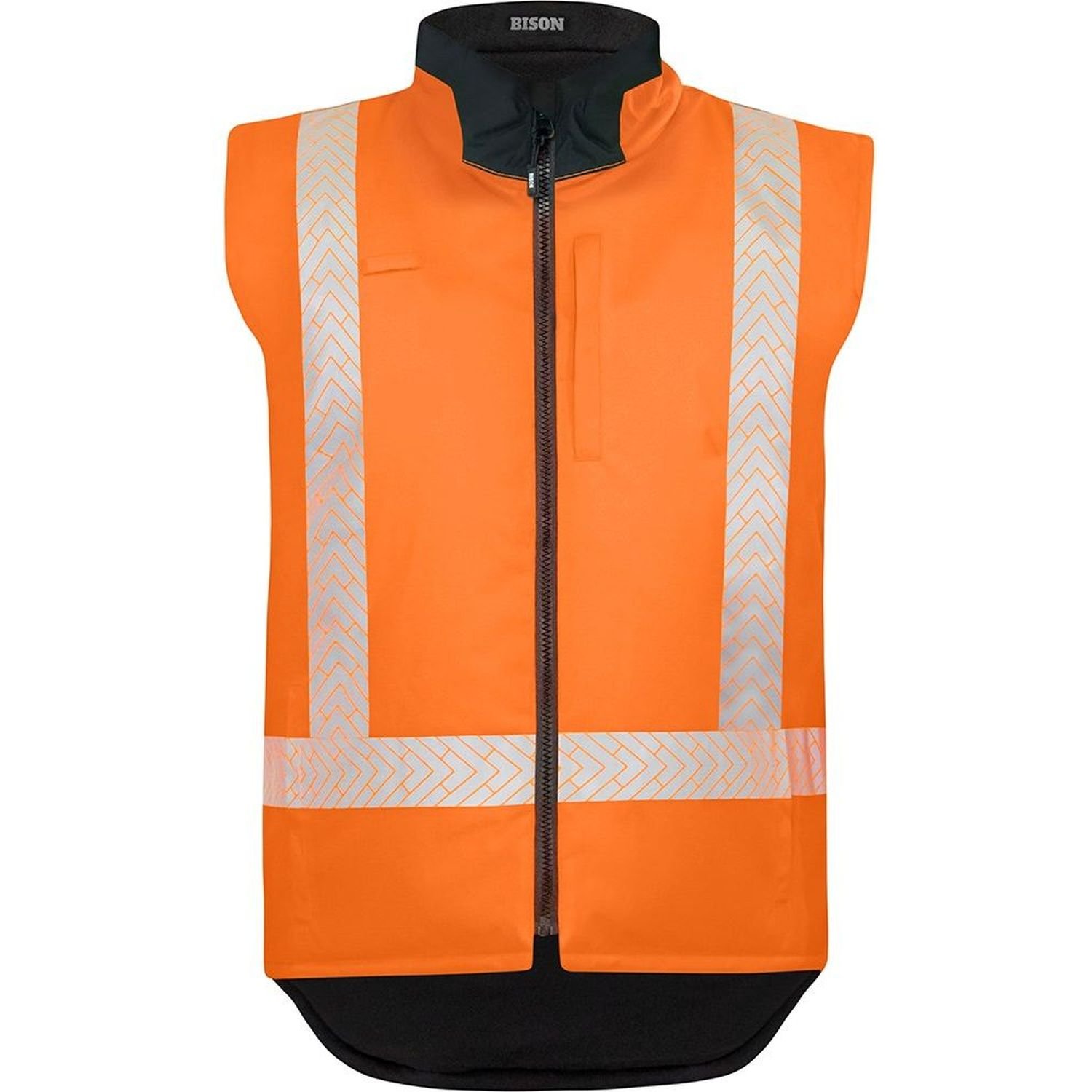 Bison Stamina Hi Vis TTMC-W Eco Reversible Puffer Vest