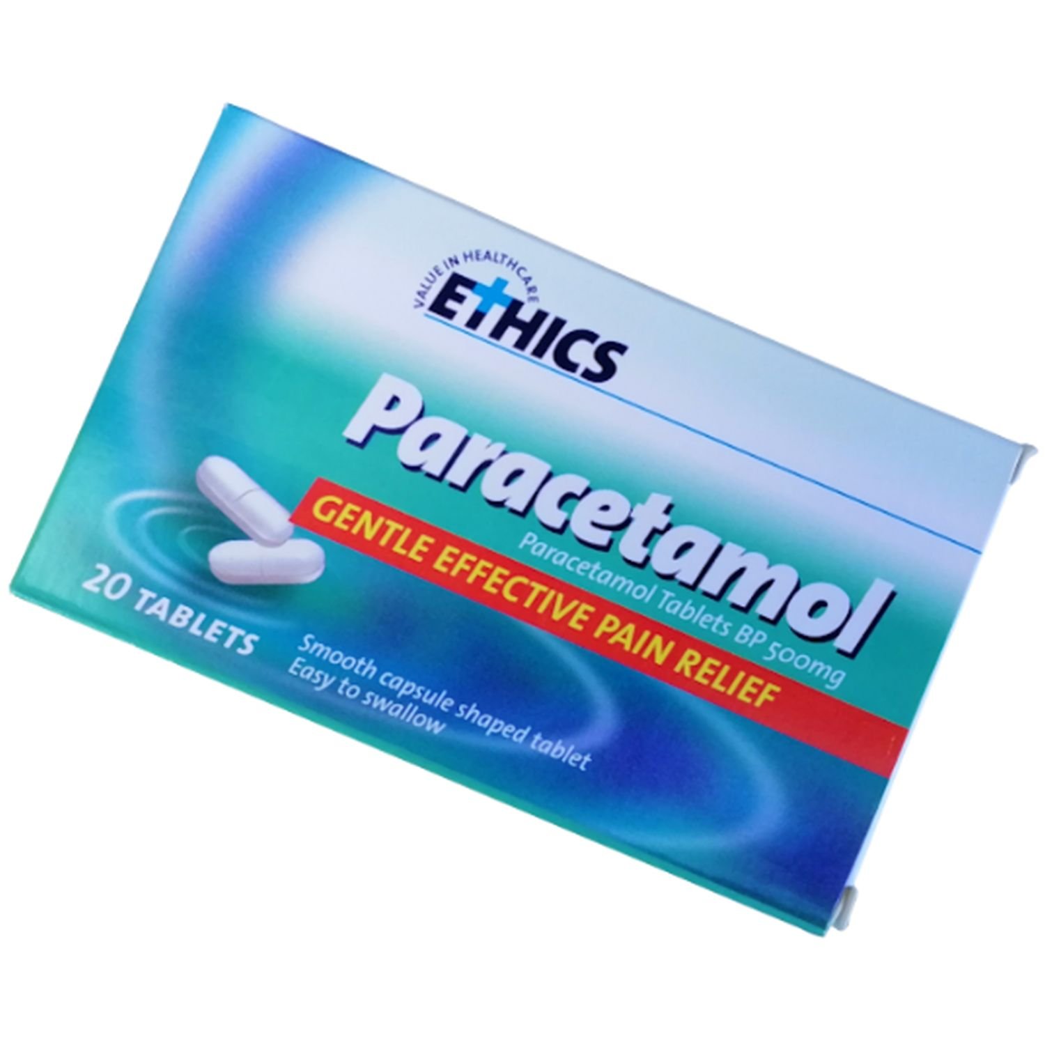 Paracetamol Capsule 500mg pkt 20