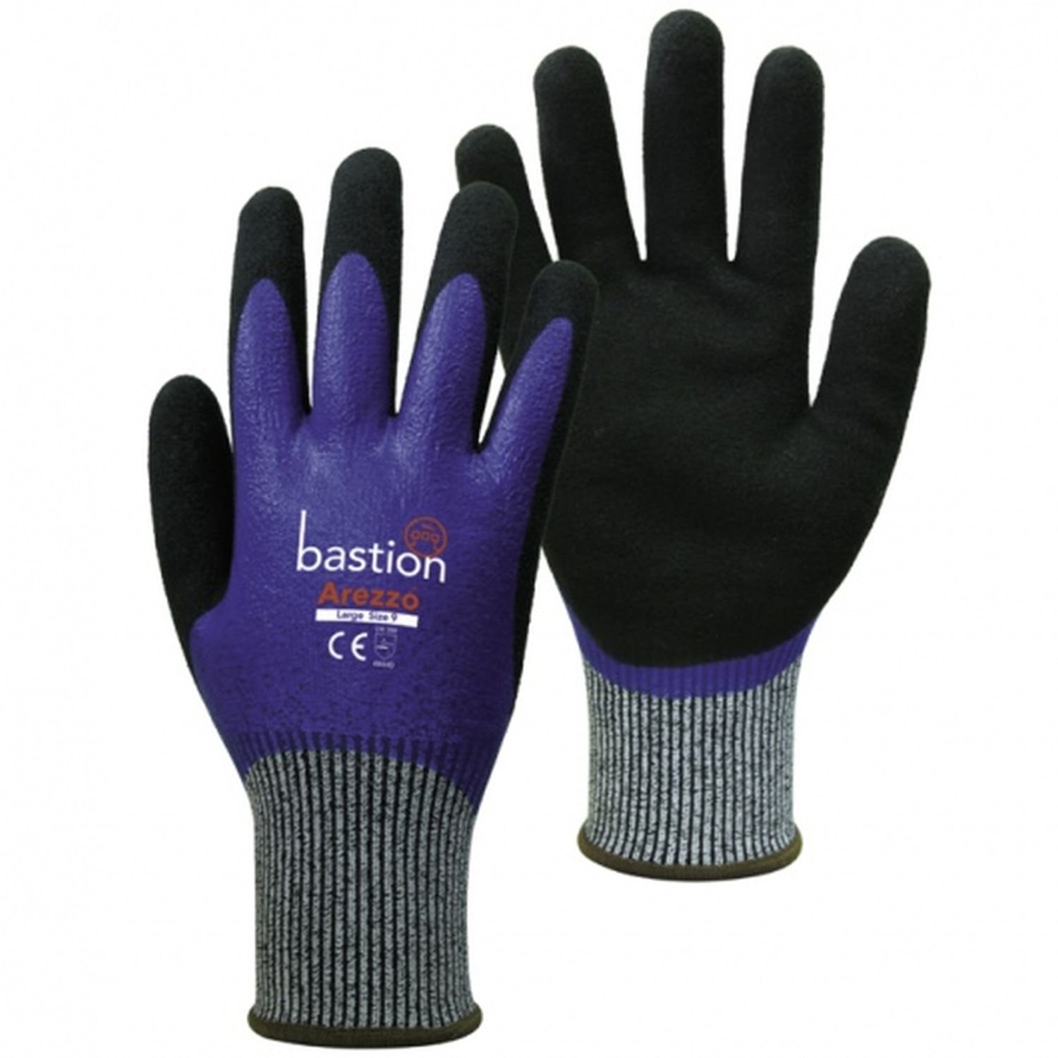 Bastion Arezzo Cut 5 Nitrile Full Dip Glove (Pkt 12)