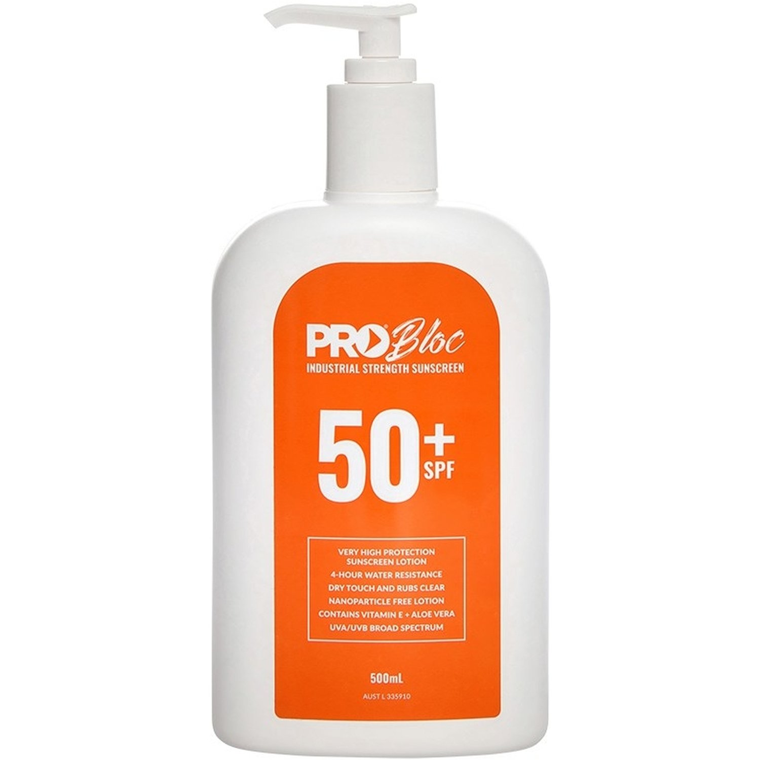 Problock Sunscreen SPF 50+Pump 500ml