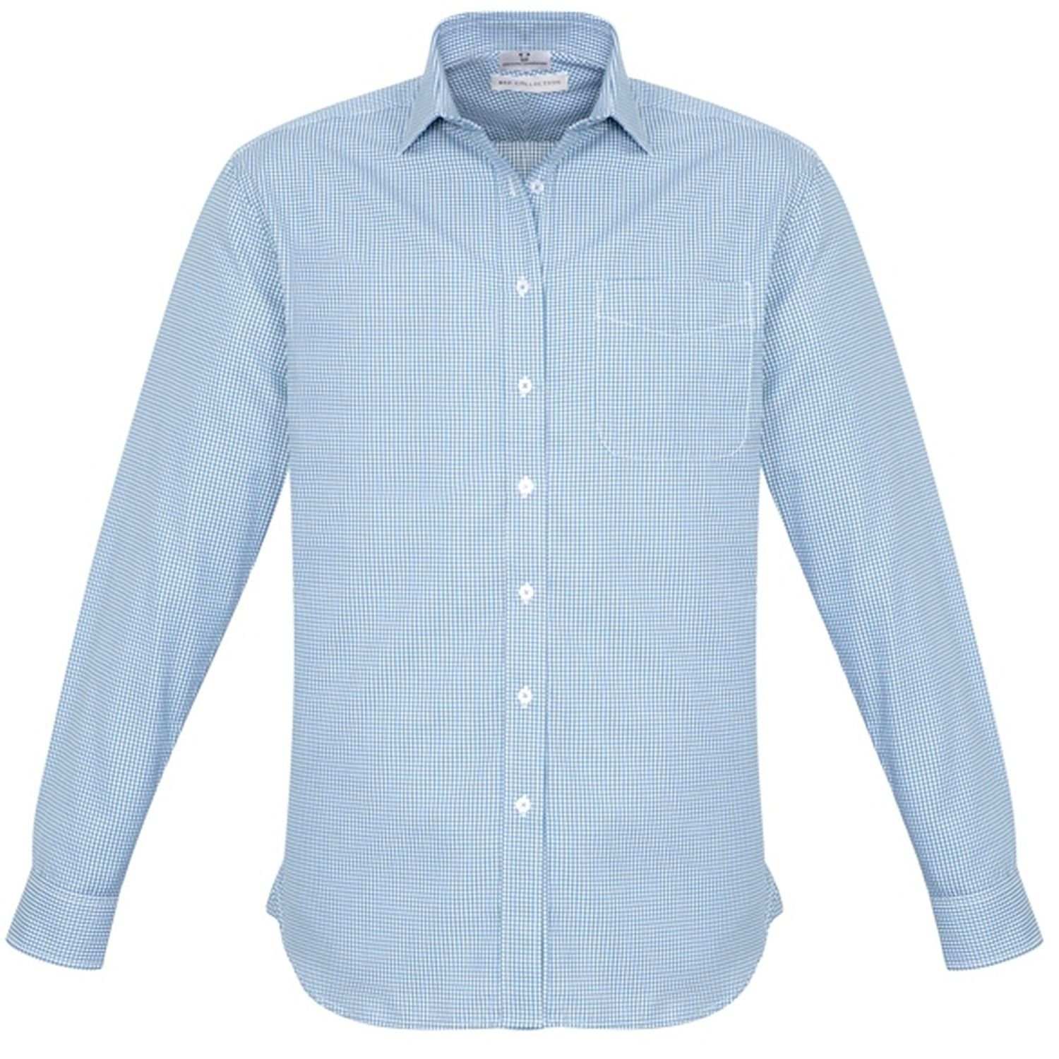 Mens Ellison Cotton Rich Long Sleeve Check Shirt