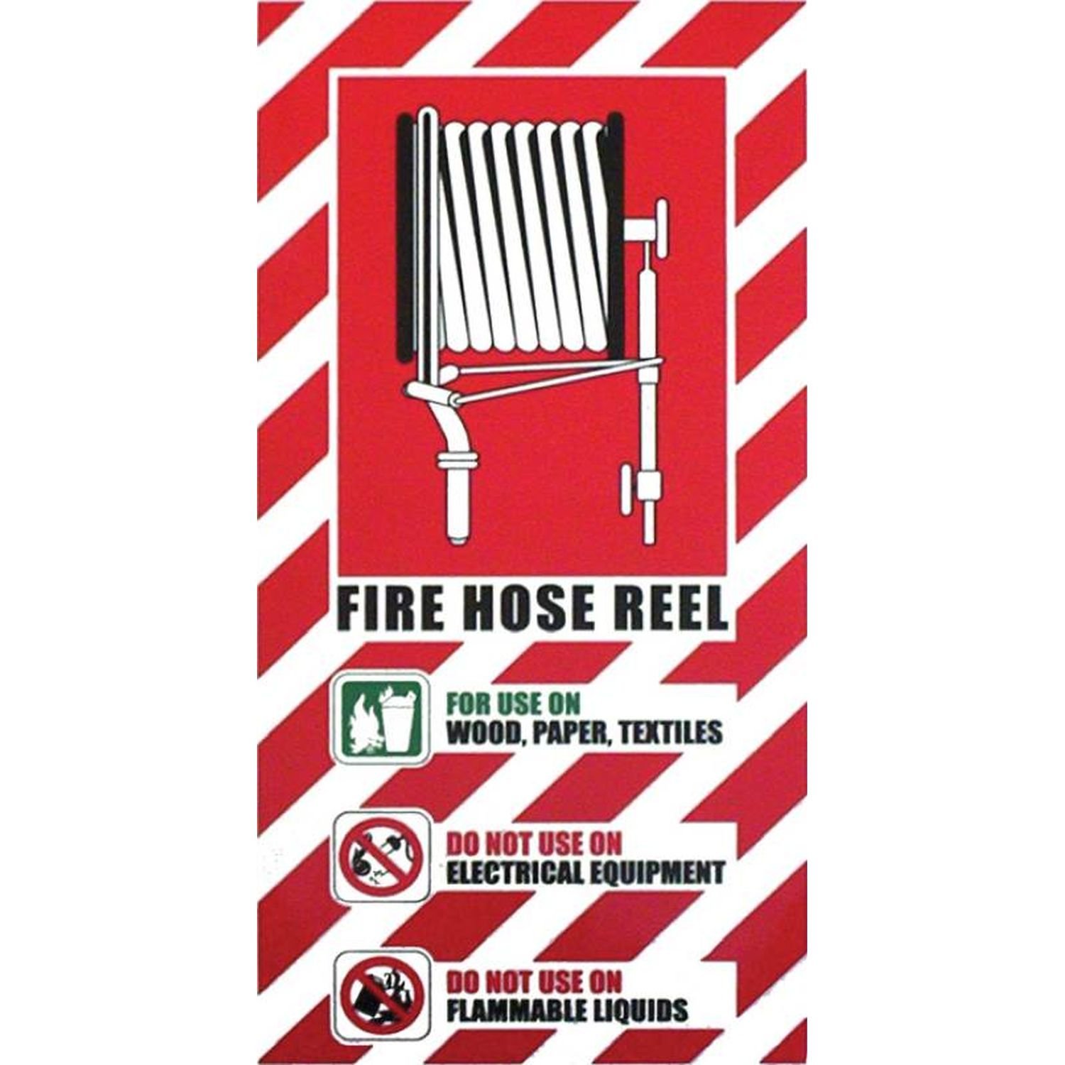 FIRE Hose Reel Blazon Sign