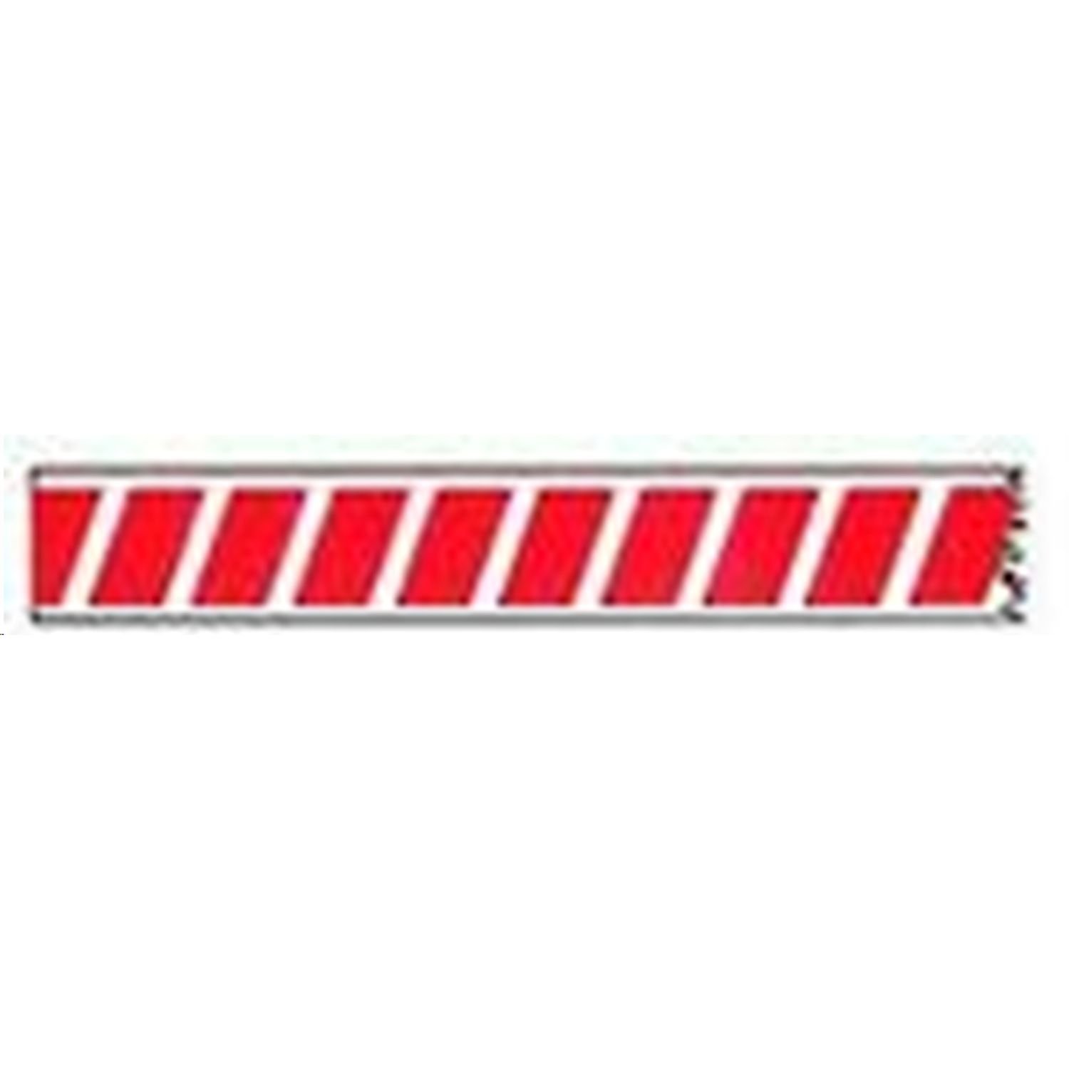 Barrier Tape Stripe White/Red 75mm x 250m