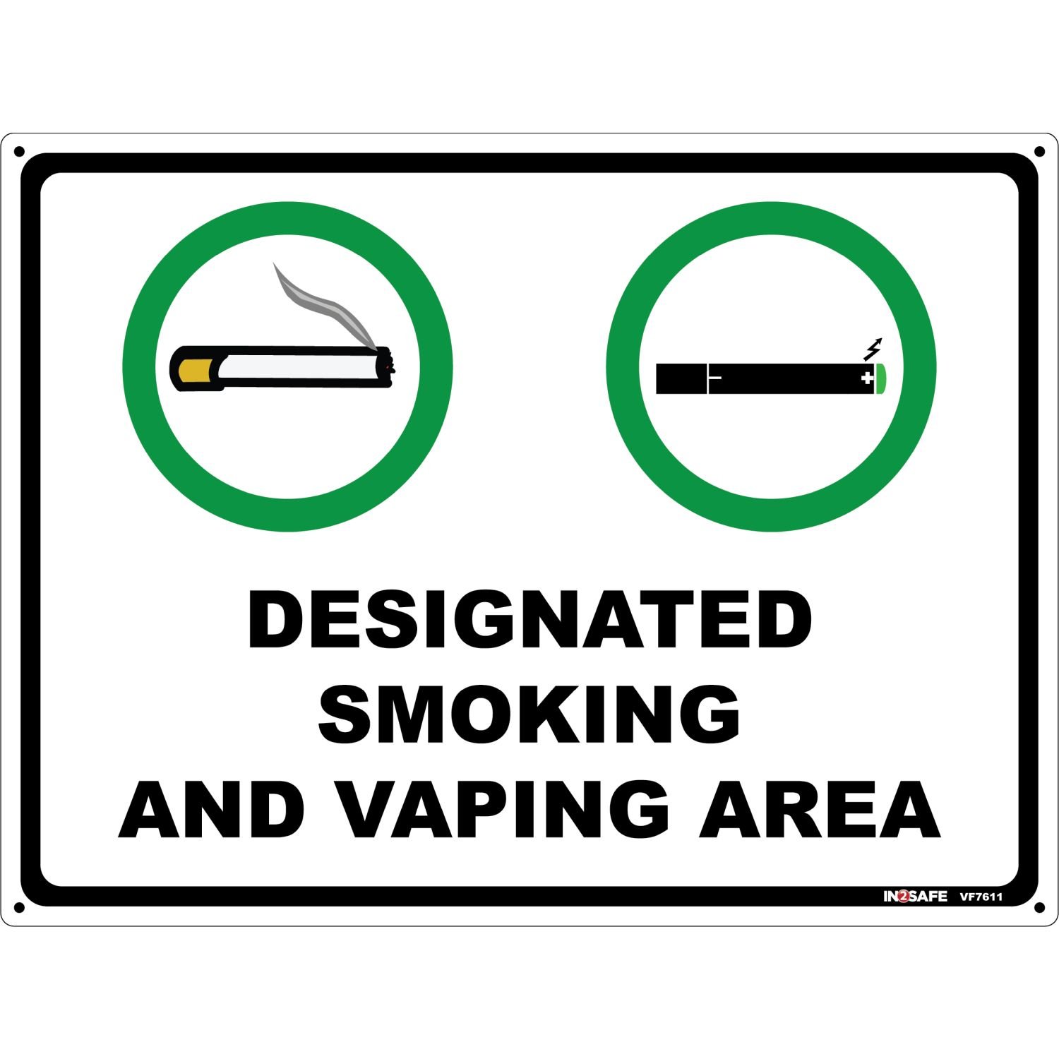 Designated Smoking and Vaping Area