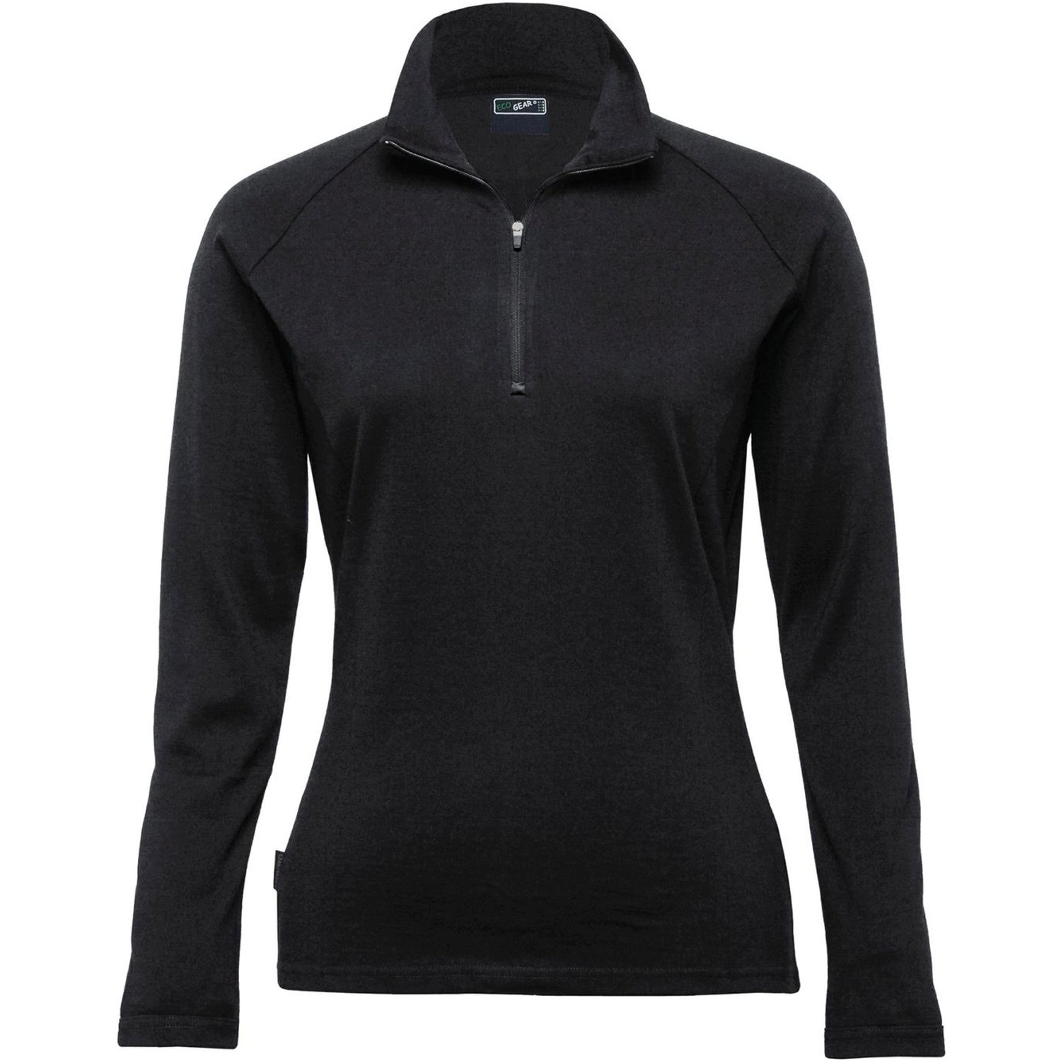 Womens 100% Merino Zip Pullover 260gsm