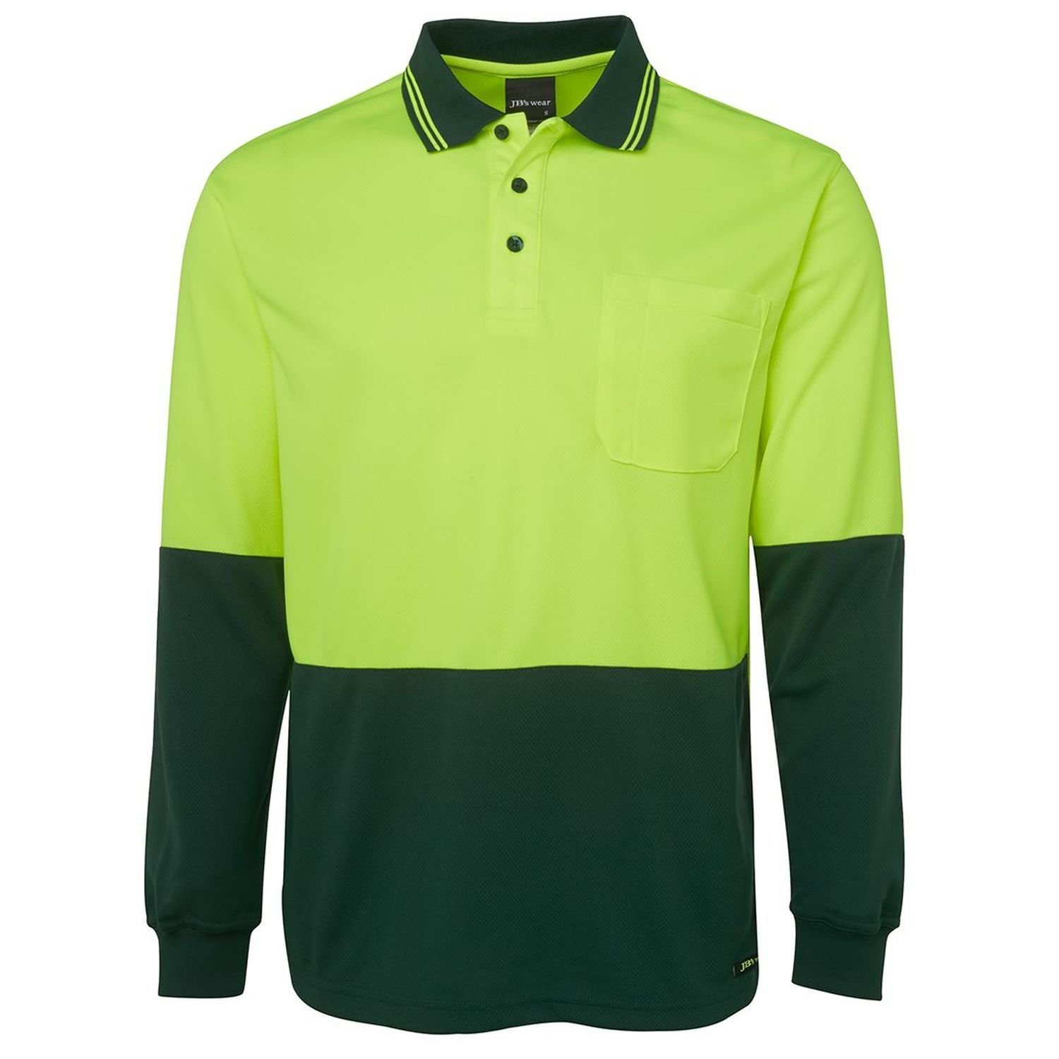 Hi Vis Day Only Long Sleeve Polyester Polo