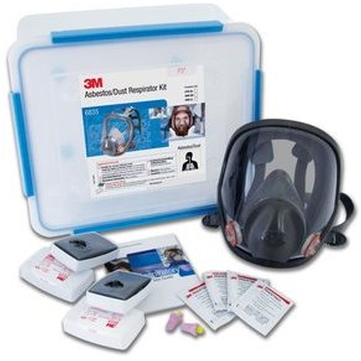 3M 6835 Full Face Mask Asbestos/Dust Respirator Kit P3