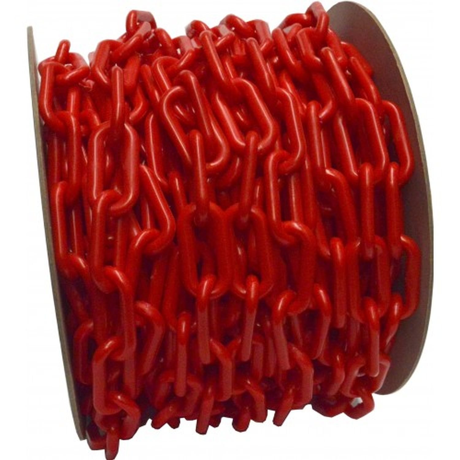 Plastic Chain Red 8mm x 25m Roll