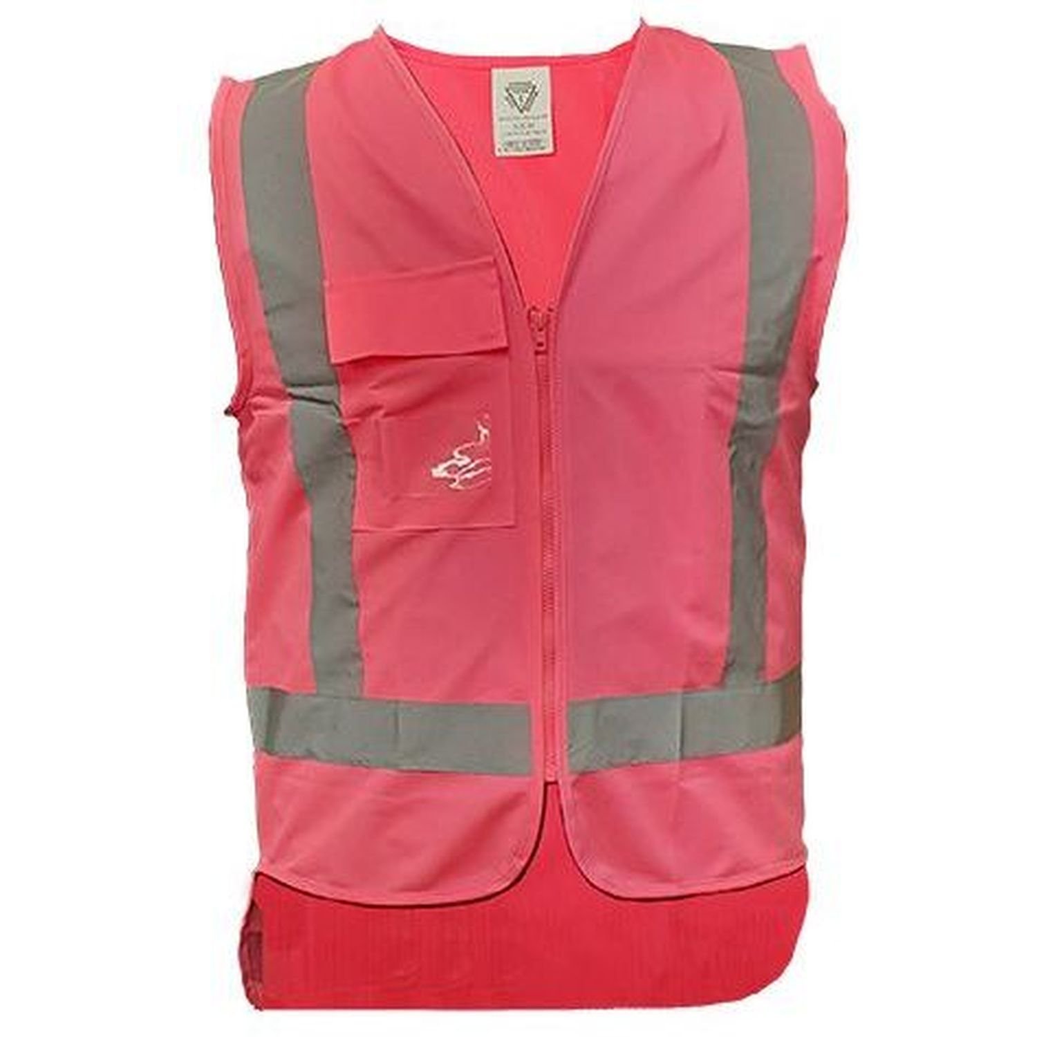 Hi Vis Day/Night Zip Safety Vest