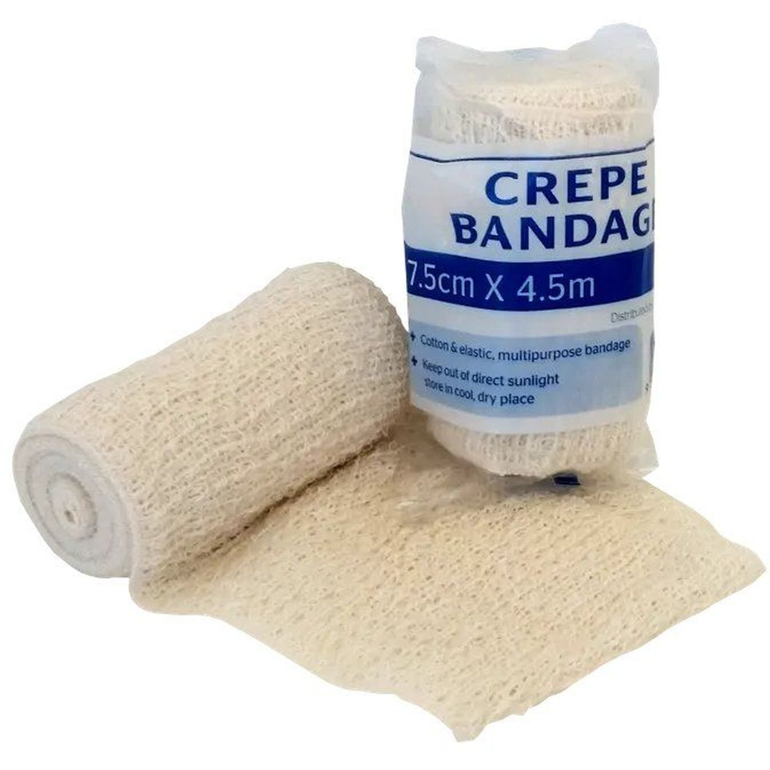 Crepe Bandage 7.5cm x 4.5m