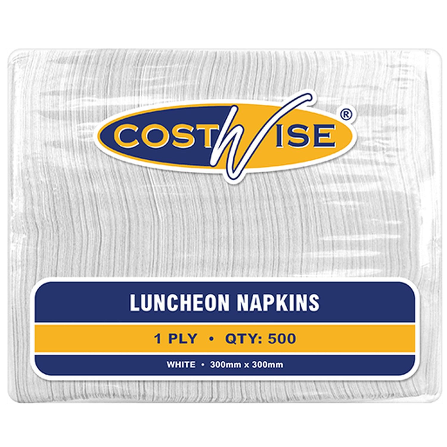 Luncheon Napkin White 1Ply 1/4 Fold Ctn 3000