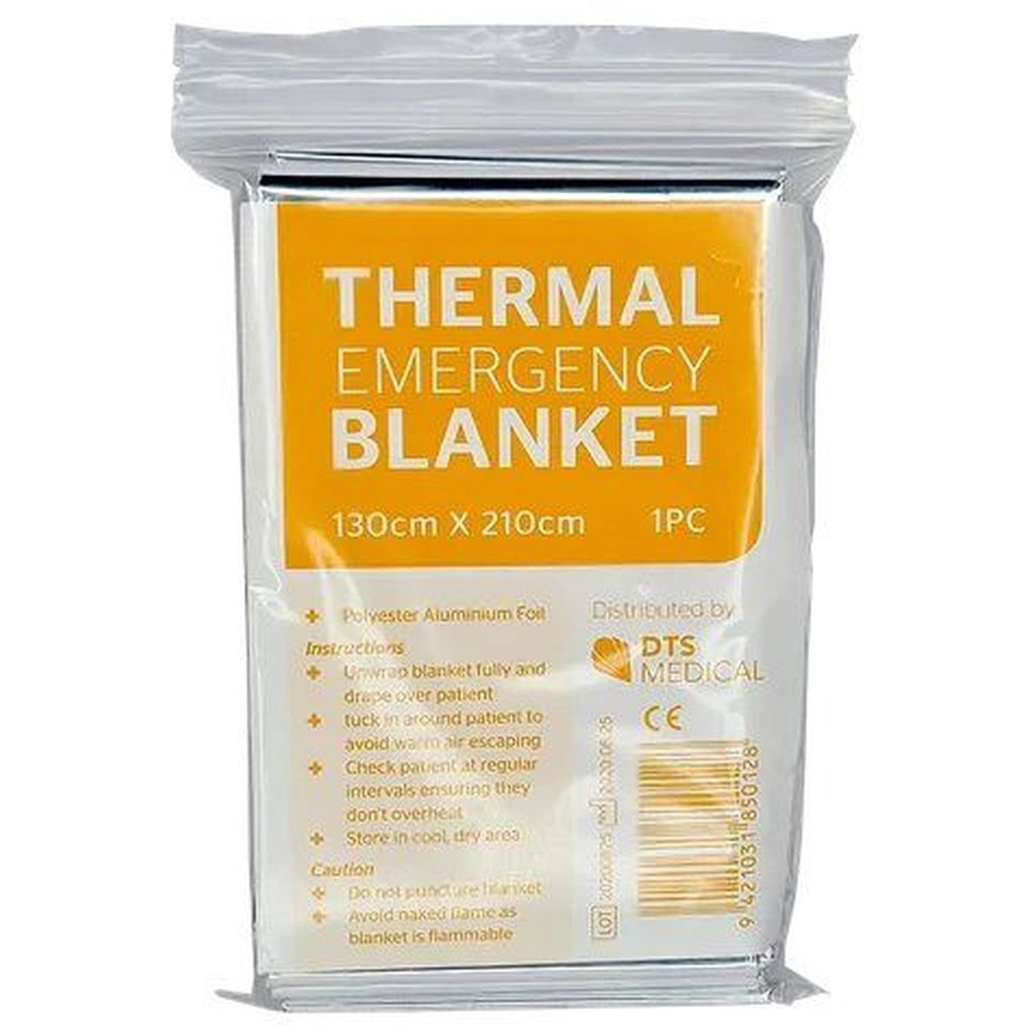 Emergency Foil Blanket - Silver/Silver