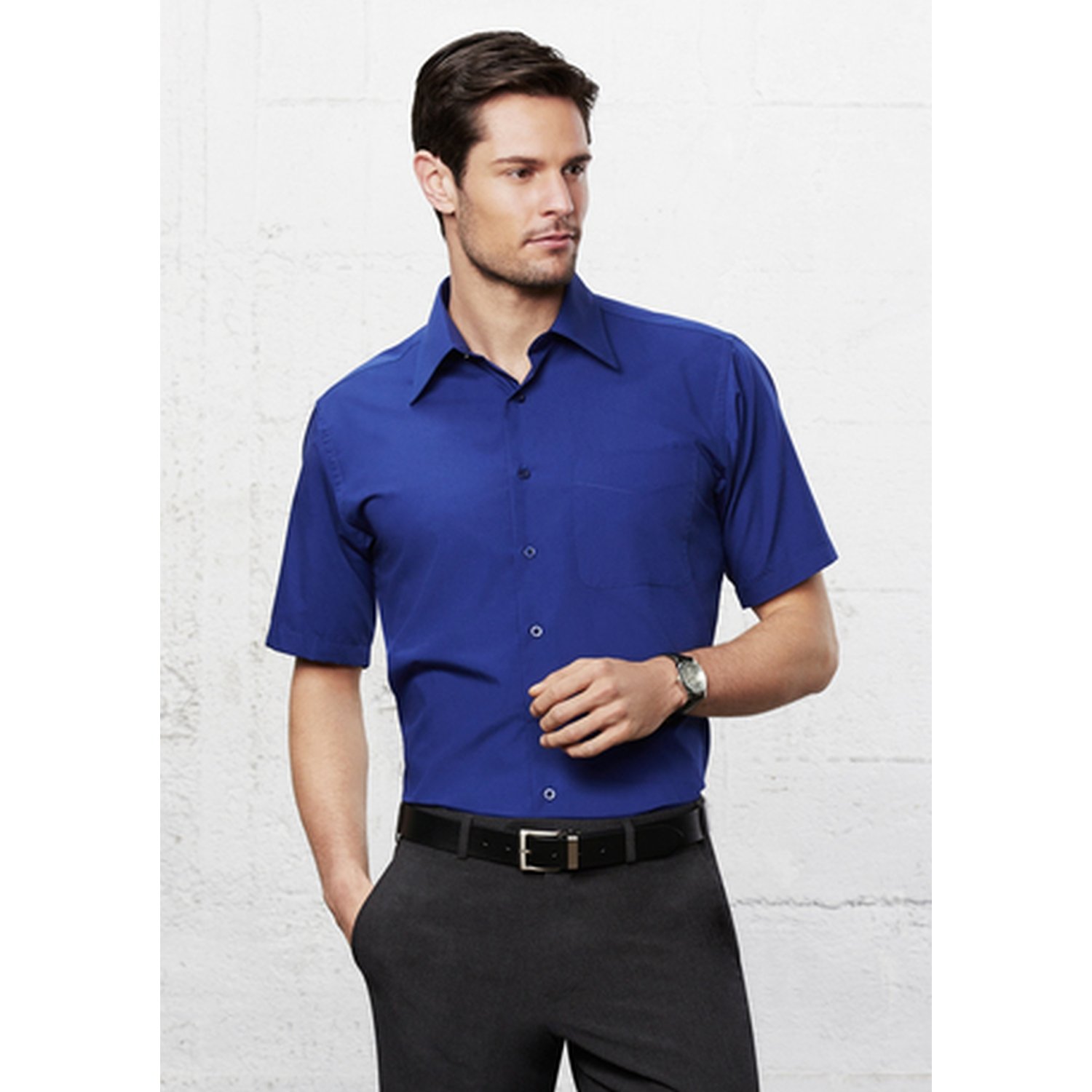 Mens Metro Short Sleeve Polycotton Shirt