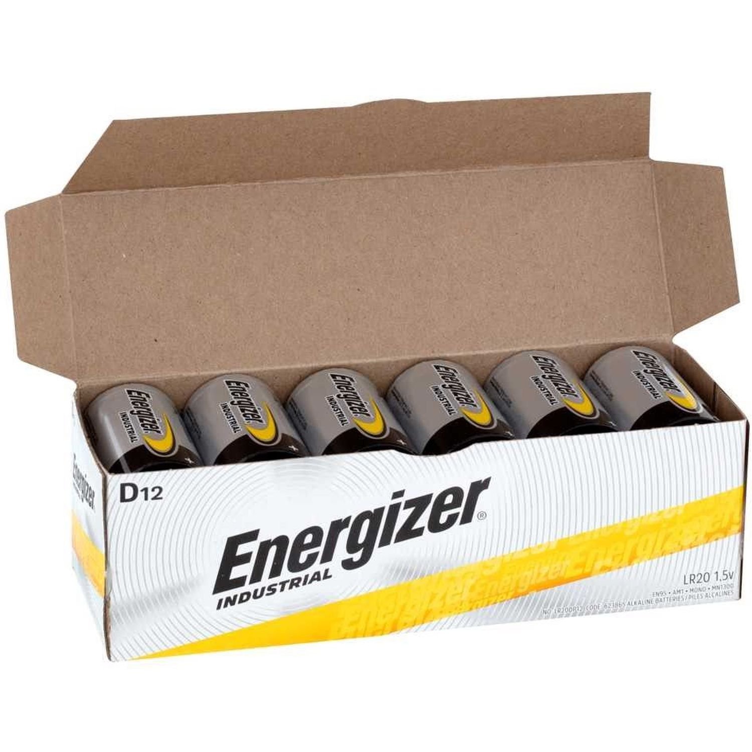 Energizer Industrial D Battery Box 12