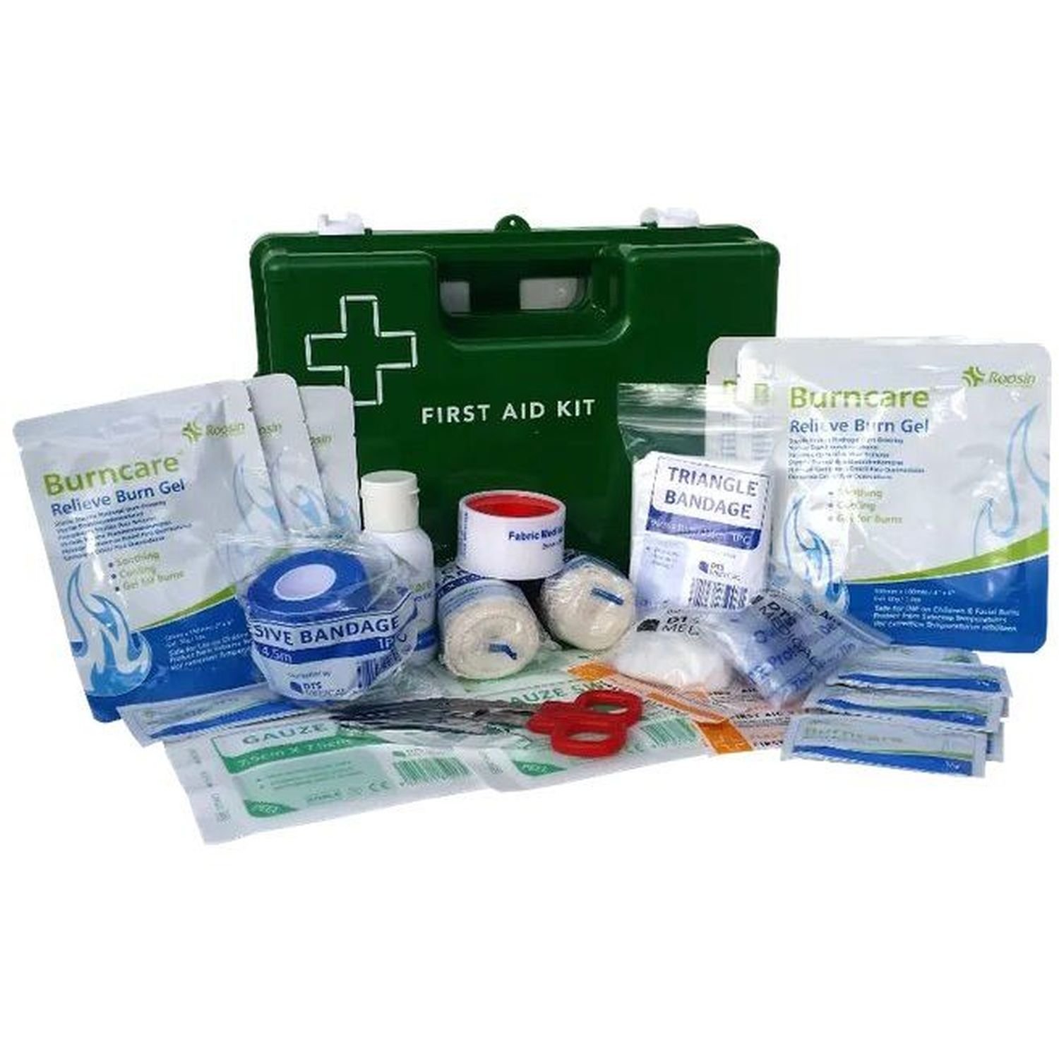 Medium Burns Kit In Wall Mountable Plastic Box