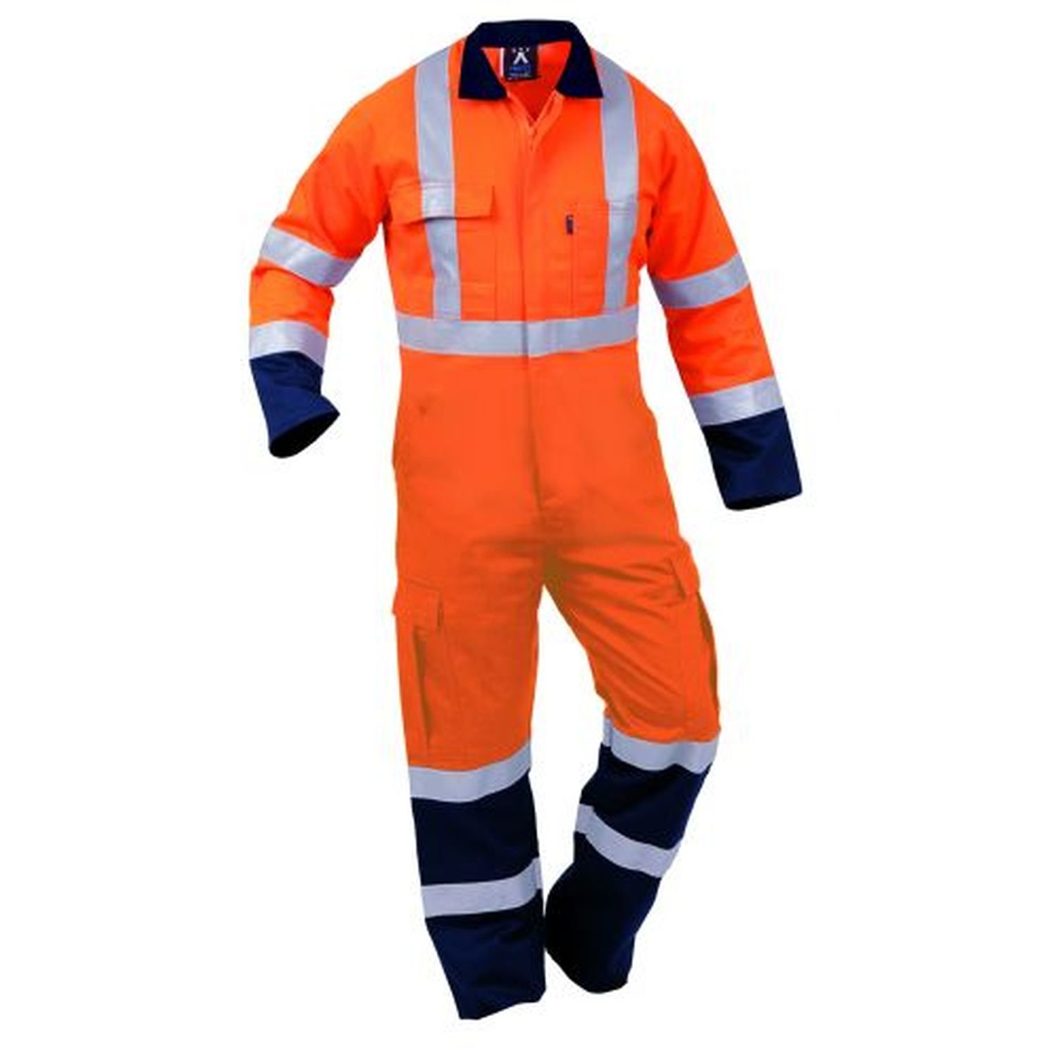 Hi Vis TTMC-W Cotton Zip Overall 300gsm