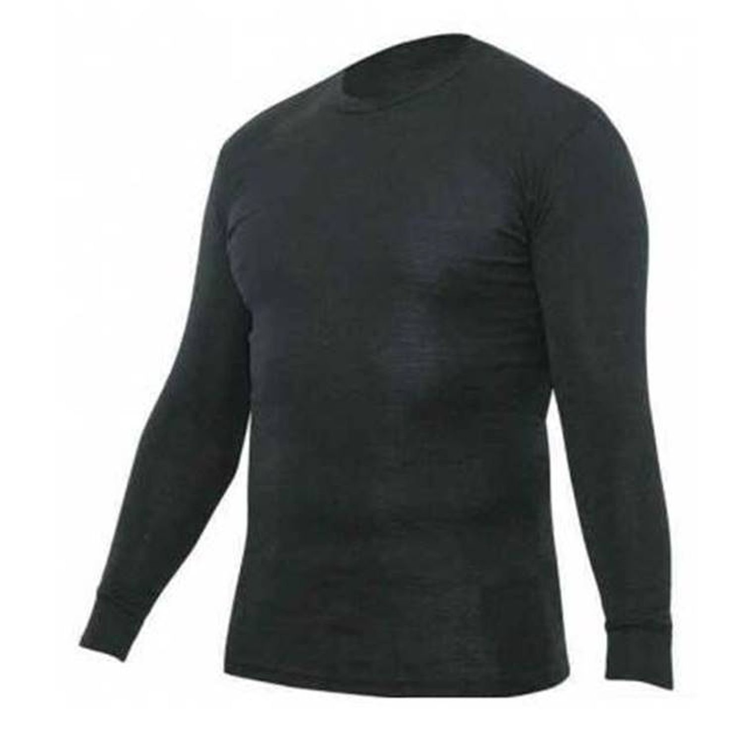 Mens Anti-Static Thermal 100% Merino Long Sleeve Baselayer Top