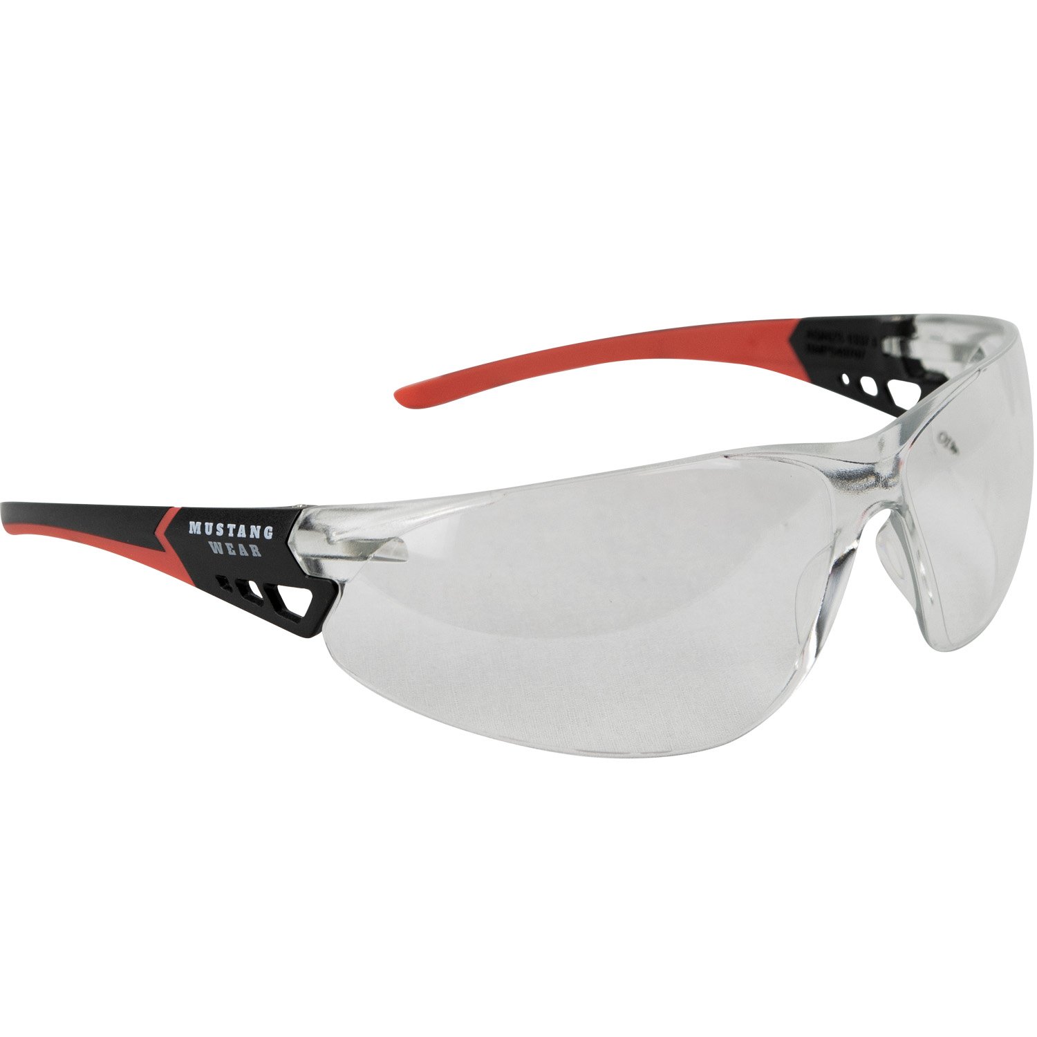 Mustang Wear Reflex Safety Spec Anti Fog / Anti Scratch Clear Lens PKT 12