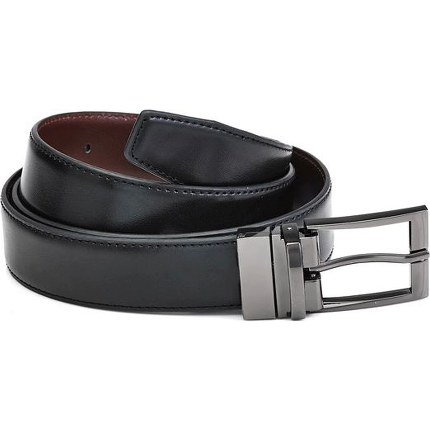 Mens Leather Reversible Belt