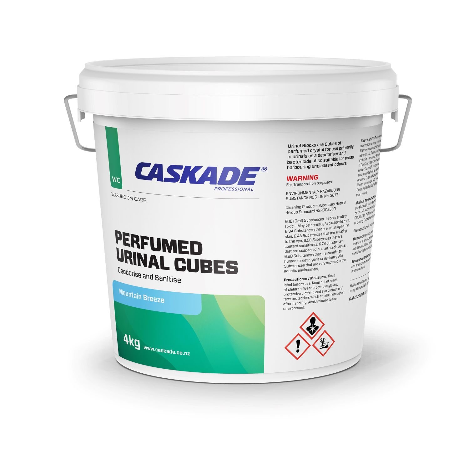 Caskade Perfumed Urinal Cubes 4kg