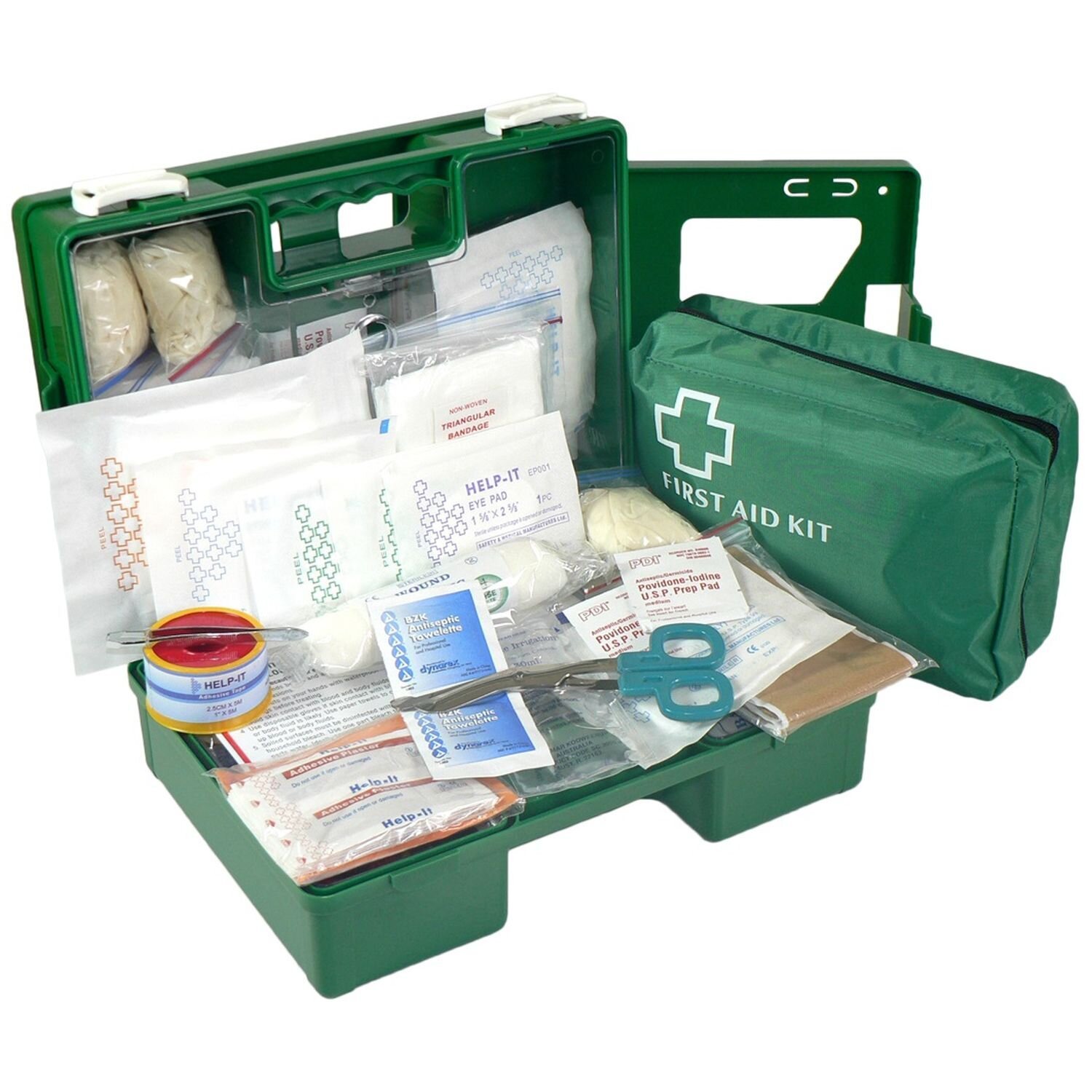 1-12 Industrial Wall Mount First Aid Kit - Cleanline Tasman