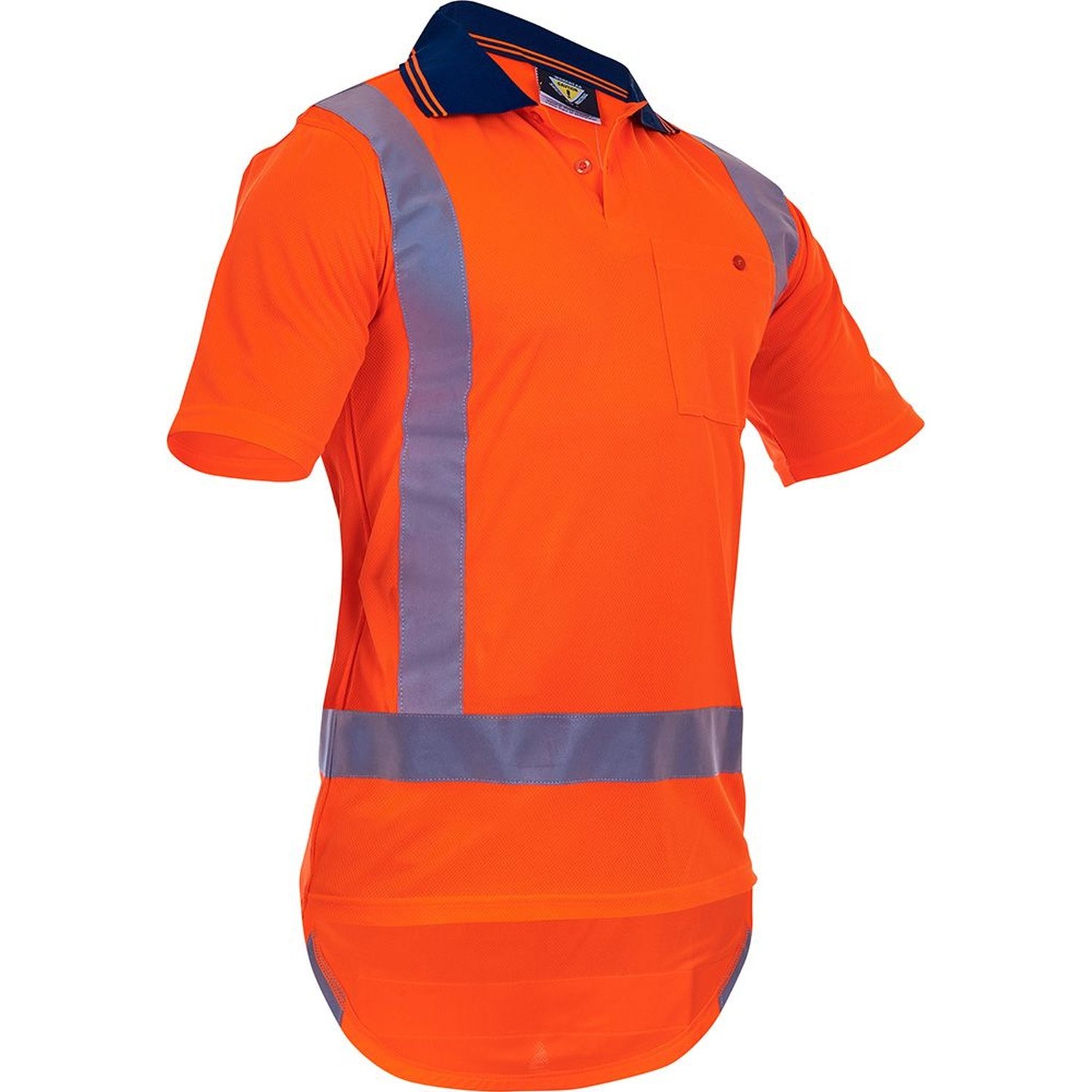 Hi Vis TTMC-W Polyester Short Sleeve Polo