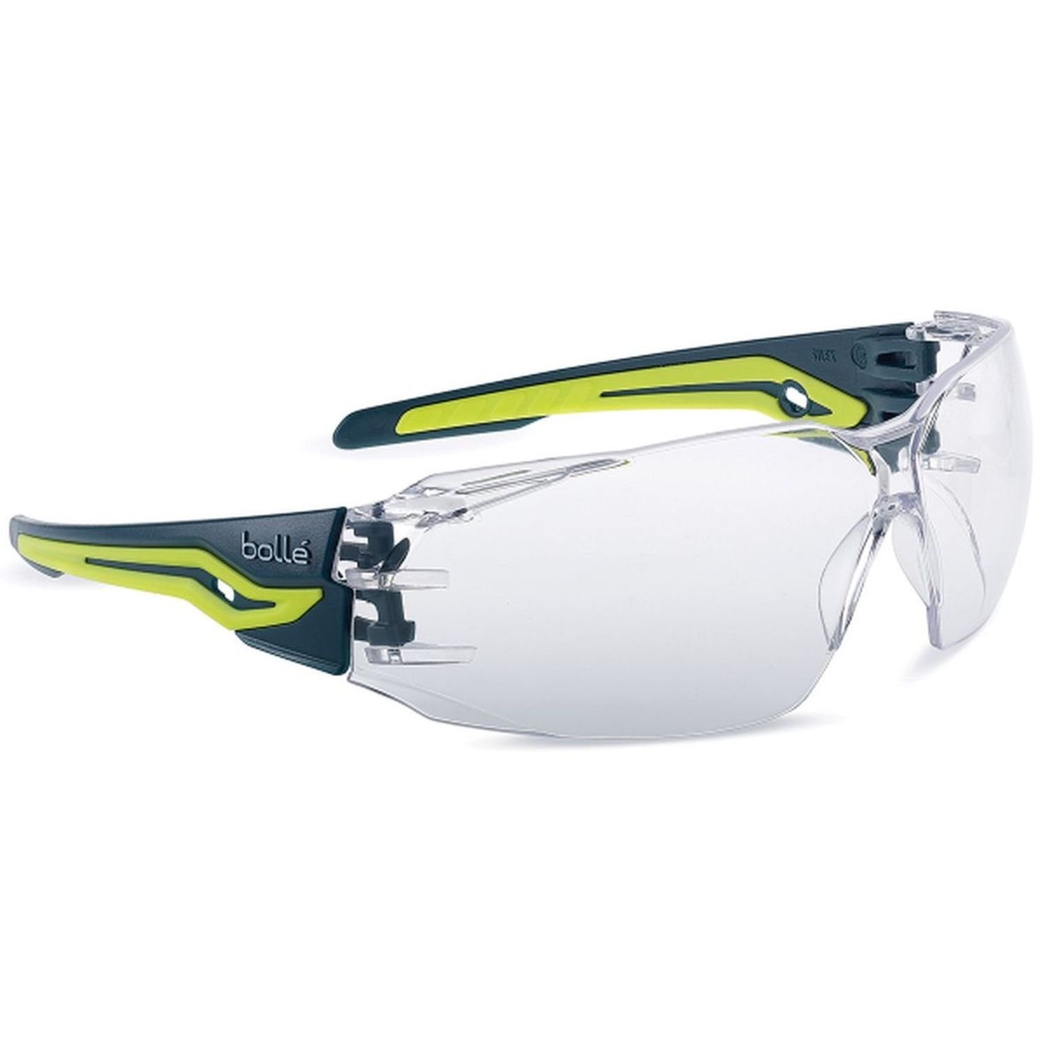 Bolle Silex+ Forest/Yellow Anti Scratch Anti Fog Spec Clear Lens