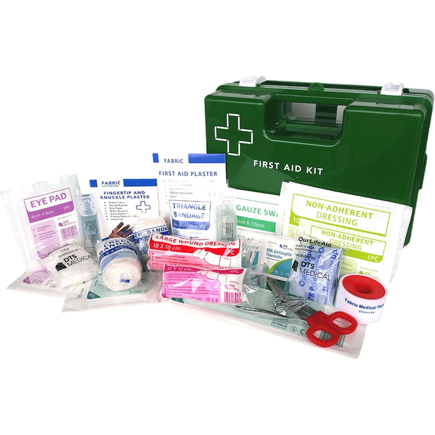 1-25 Industrial First Aid Kit Wall Mount