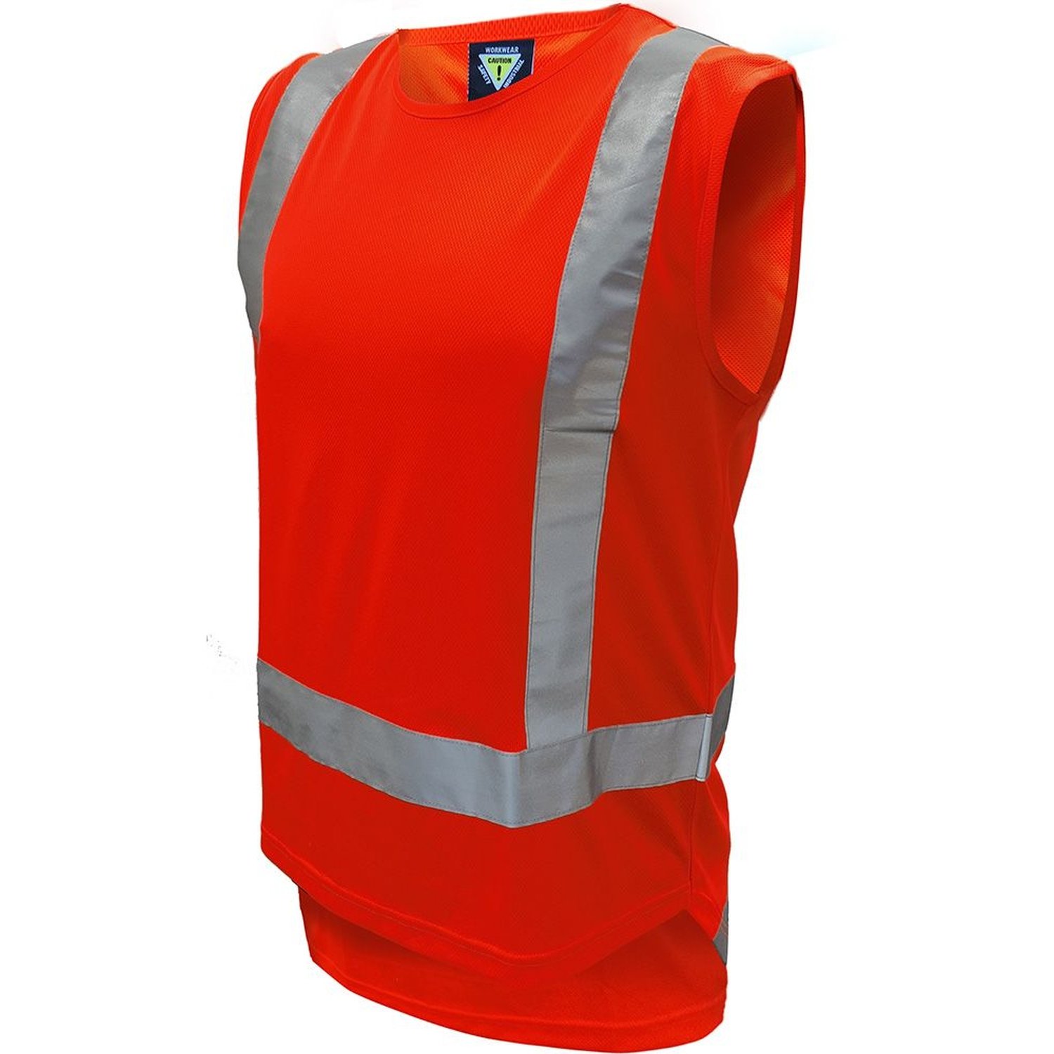 Hi Vis TTMC-W23 Polyester Microfibre Singlet