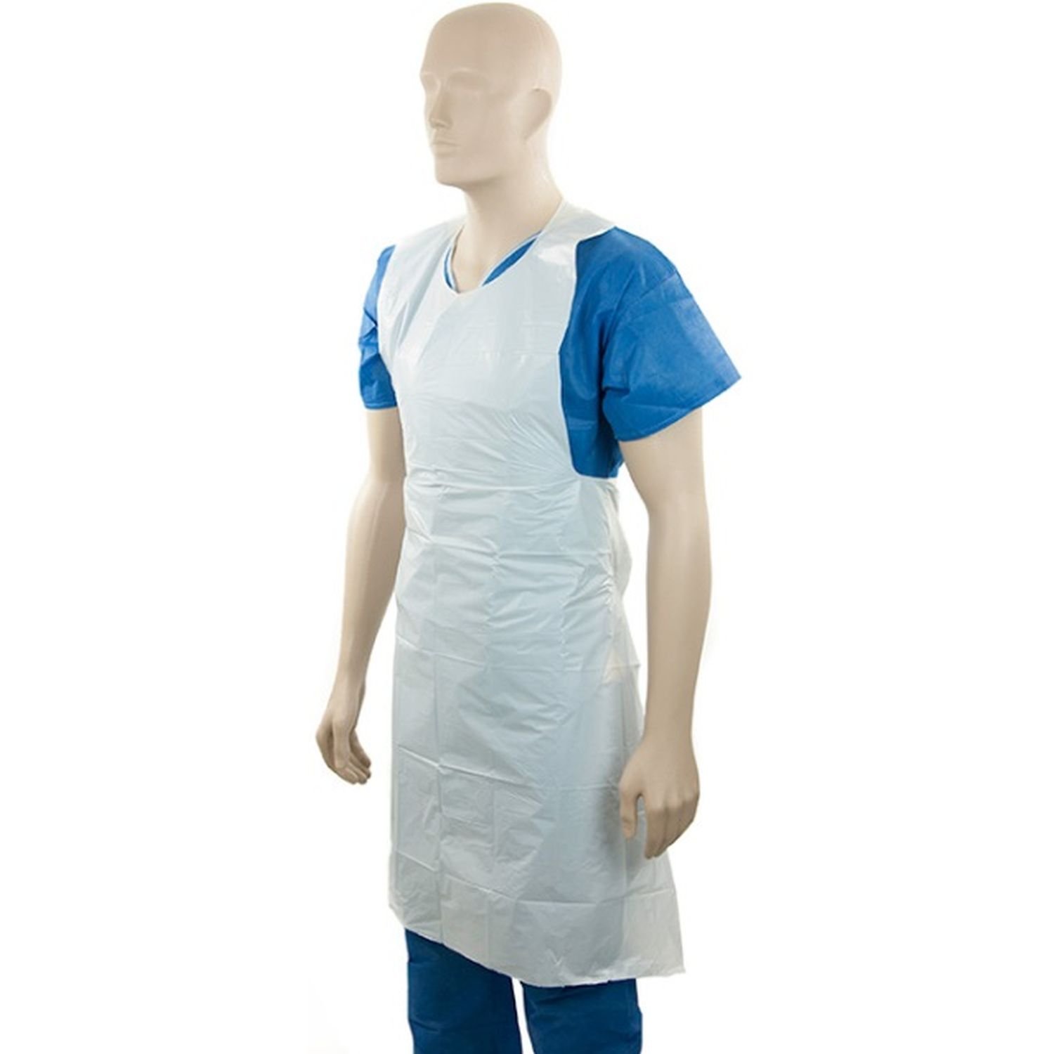 Disposable Apron White Tear Off Pkt 50