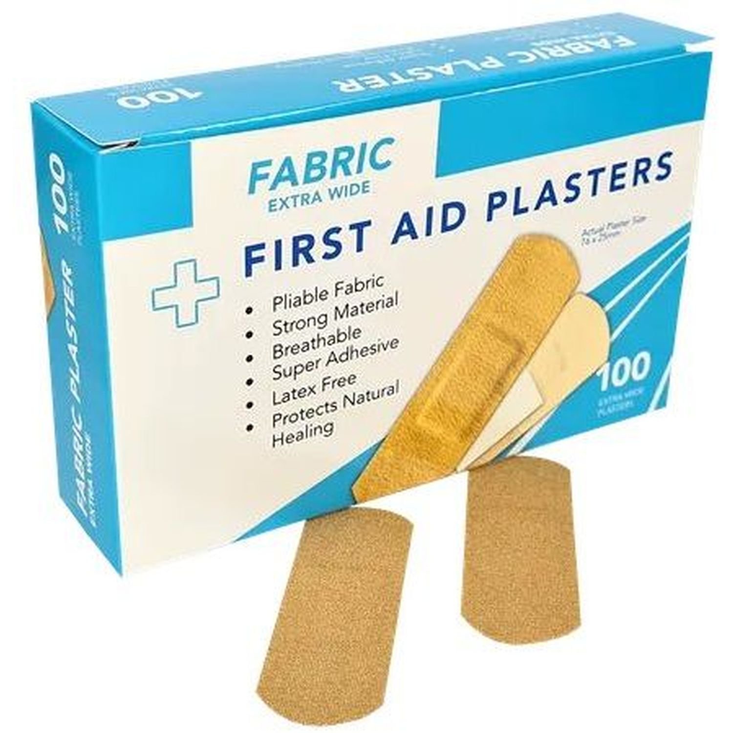 Fabric Plasters 100's extra wide