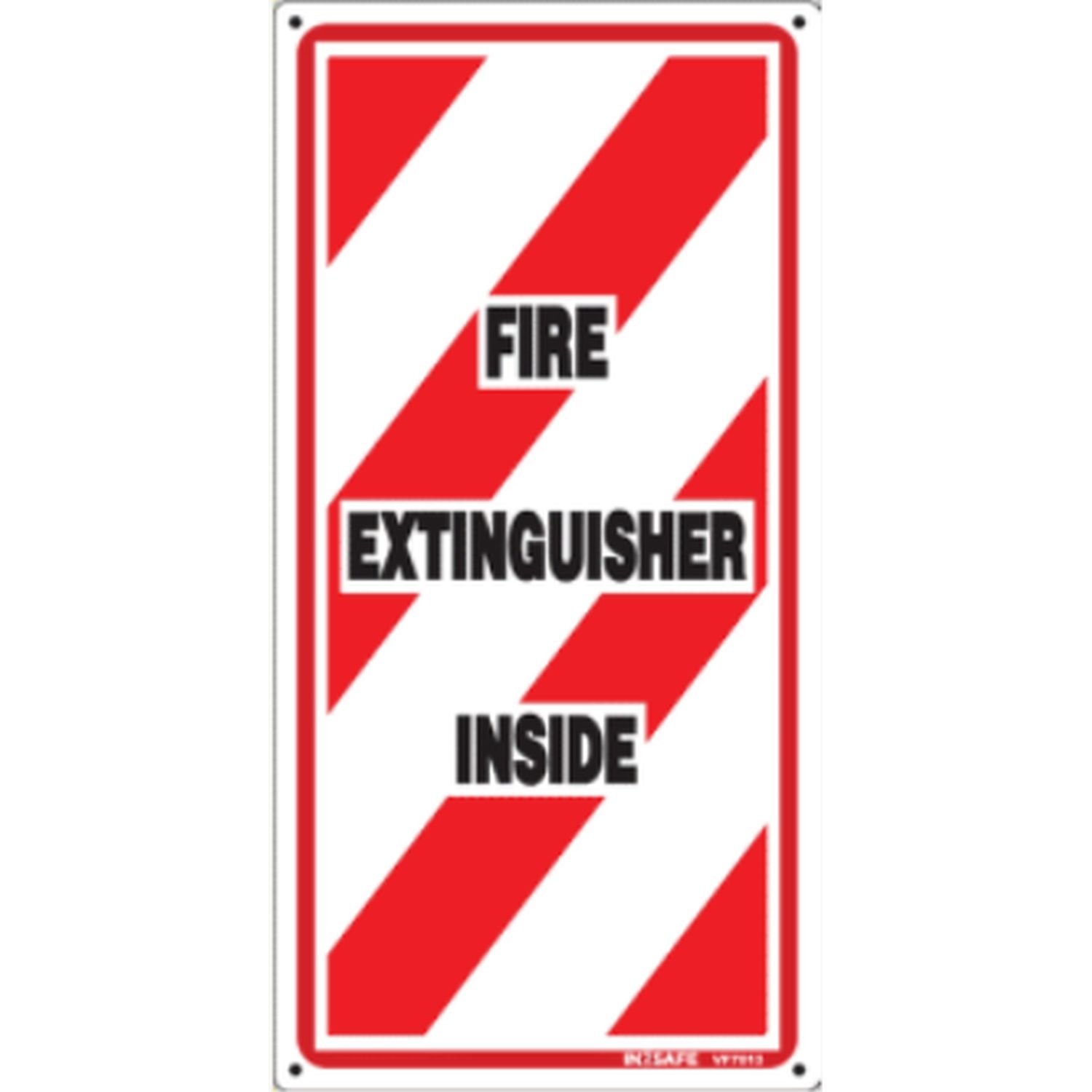 FIRE Extinguisher Inside 200x400mm PVC