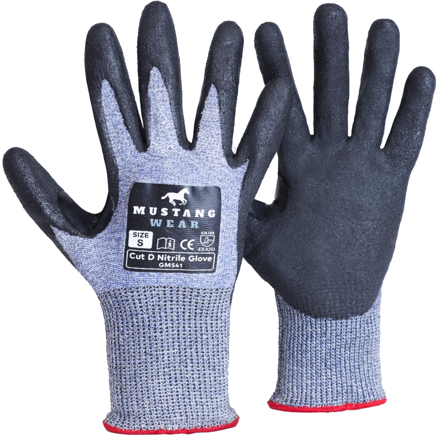 Mustang Wear C5 Cut Resistant Level D Nitrile Glove Ctn 120