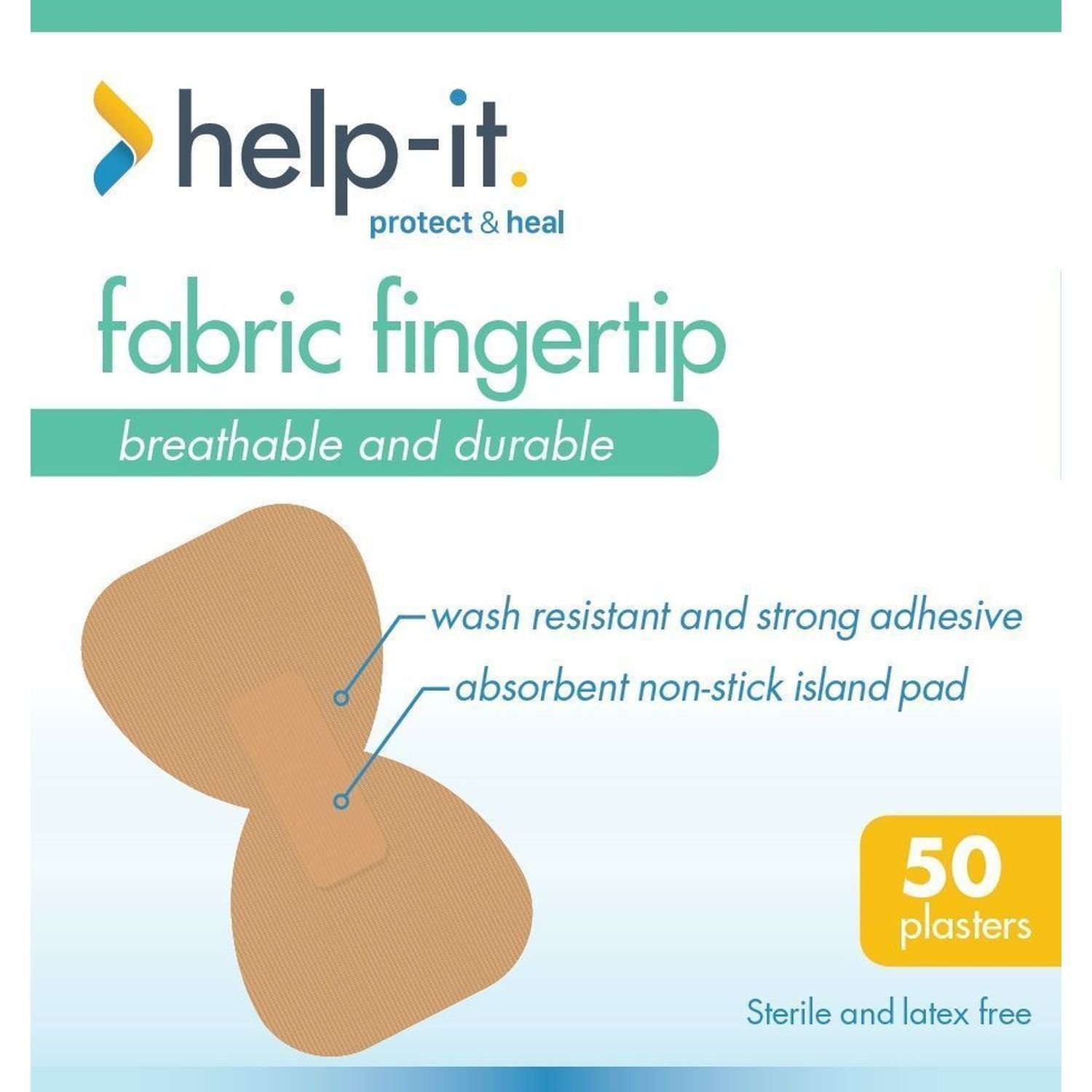 Fabric Fingertip Plasters - 50's