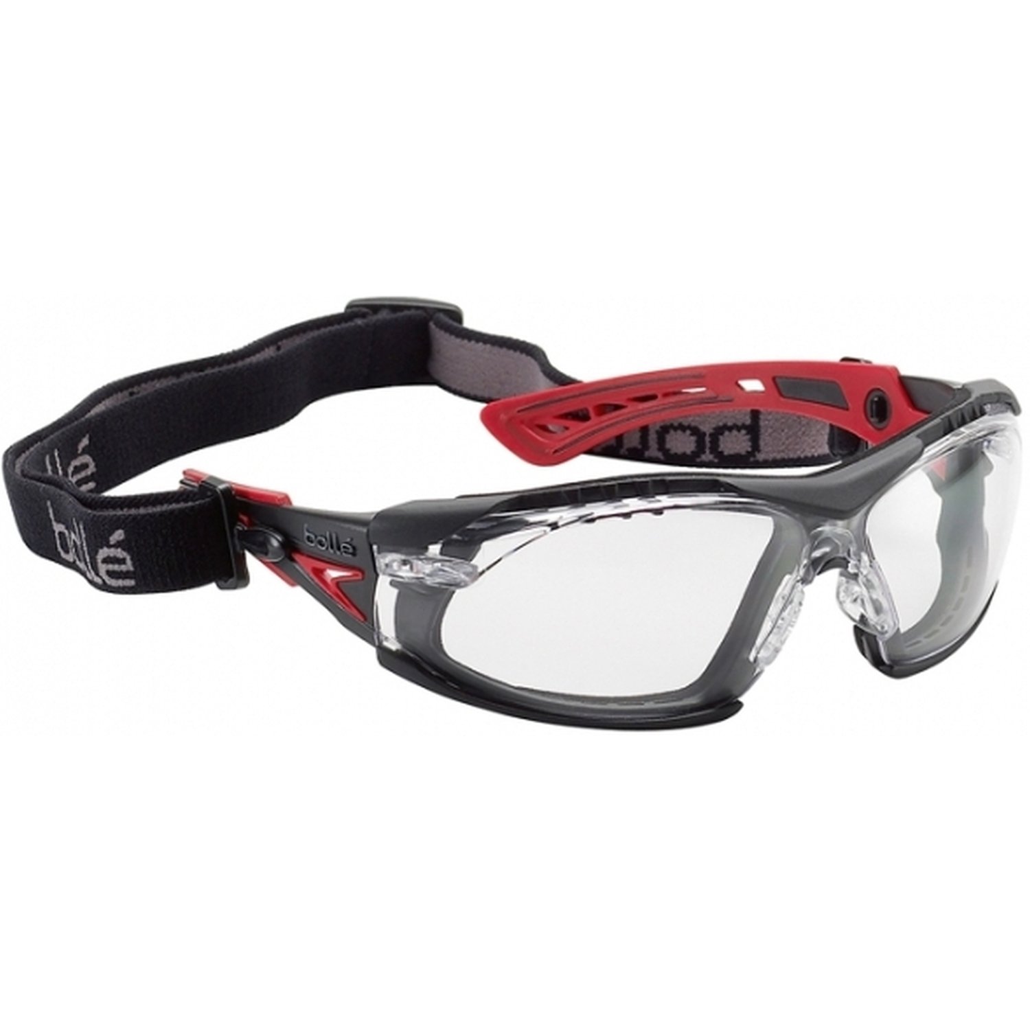 Bolle Rush+ Seal Platinum AS/AF c/w Gasket & Strap Clear Lens