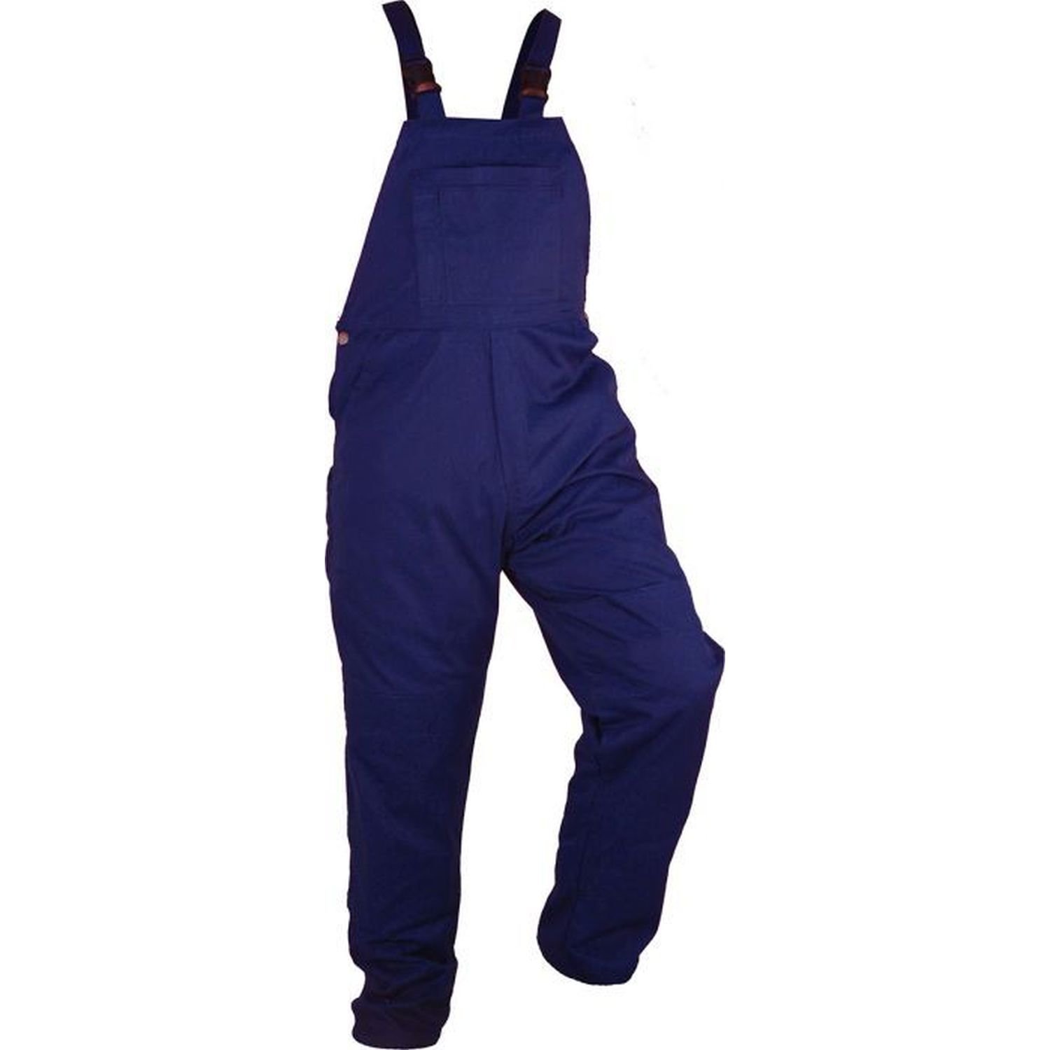 Caution Poly Cotton Bib Overall Royal 250gsm