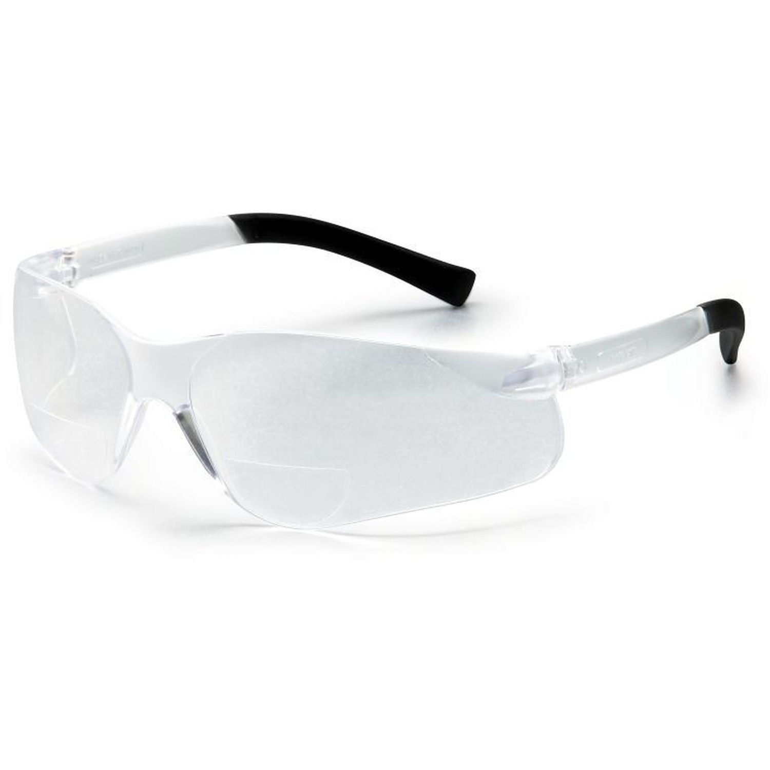 Bifocal Clear Anti-fog Safety Glasses 2.5 Diopter