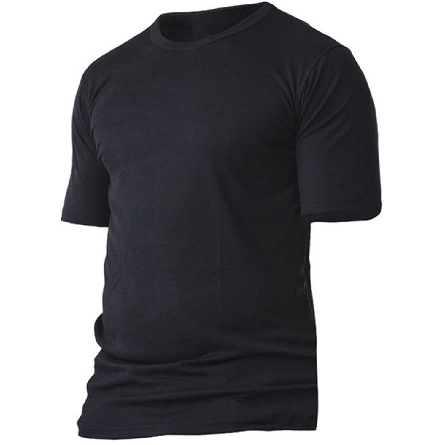 Mens Anti-Static Thermal 100% Merino Short Sleeve Baselayer Top